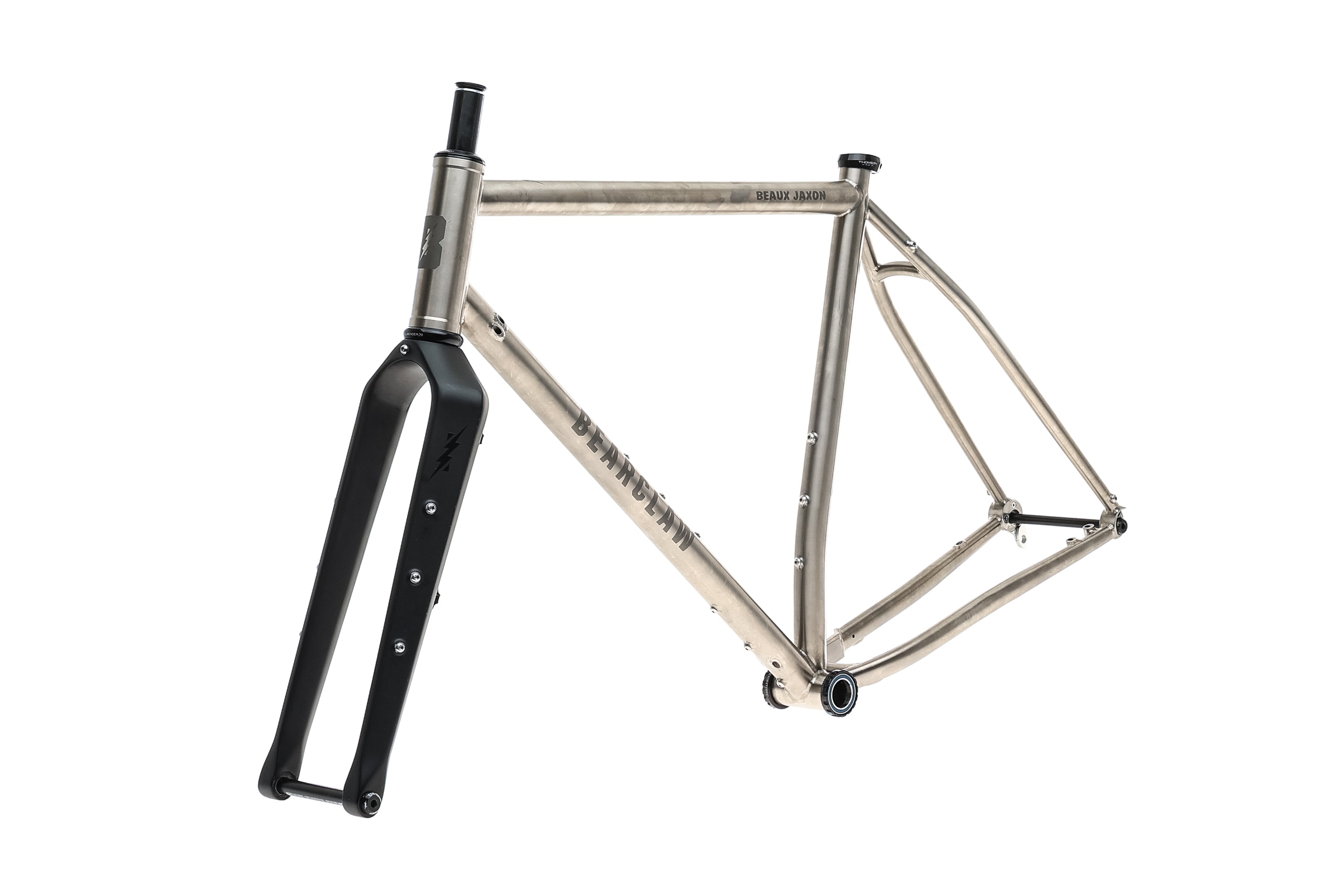 Bearclaw Beaux Jaxon 55.5cm Frameset 2020 - Premium Carbon Gravel Bike Frame for Adventure Riding & Bikepacking