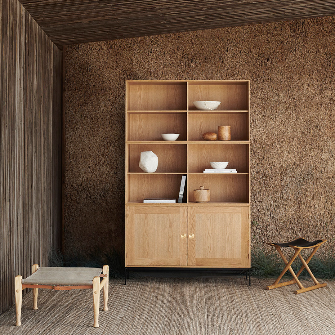 FK632010 Modern Wooden Bookcase - Stylish Storage for Home & Office - Perfect for Living Room, Bedroom, or Study