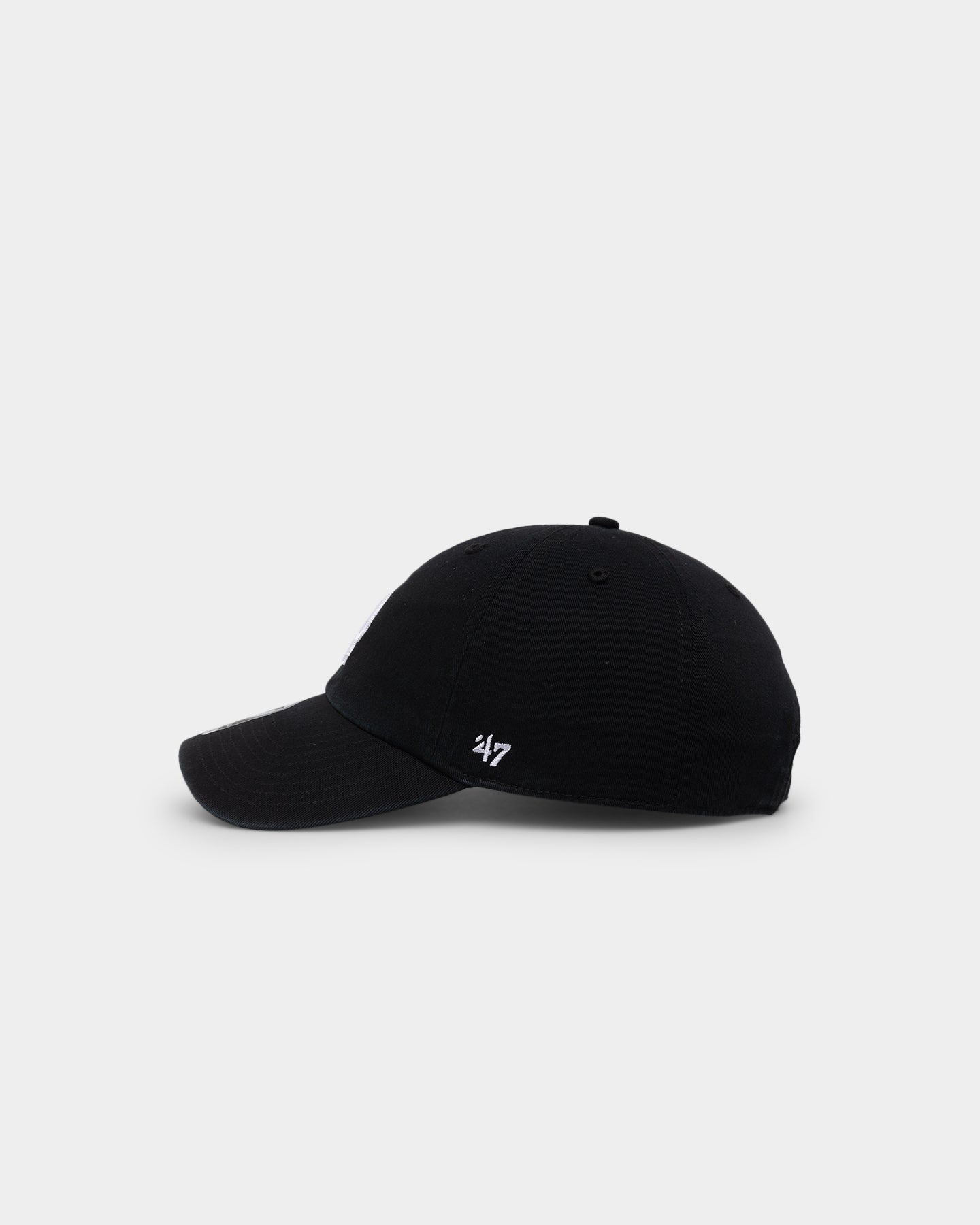 47 Brand Los Angeles Dodgers Adjustable Strapback Hat - Black | Official MLB Baseball Cap for Men & Women | Perfect for Games, Outdoor & Casual Wear