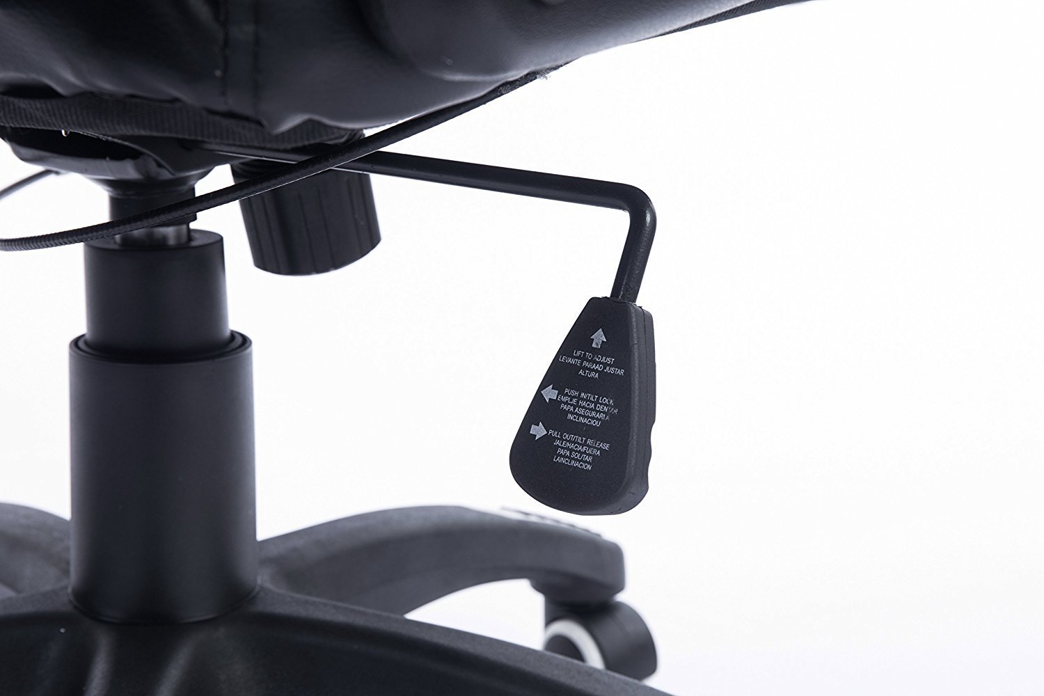 Premium High Back Executive Office Chair with Extra Padding & Recline - Black - Ideal for Home Office, Conference Rooms & Long Work Sessions