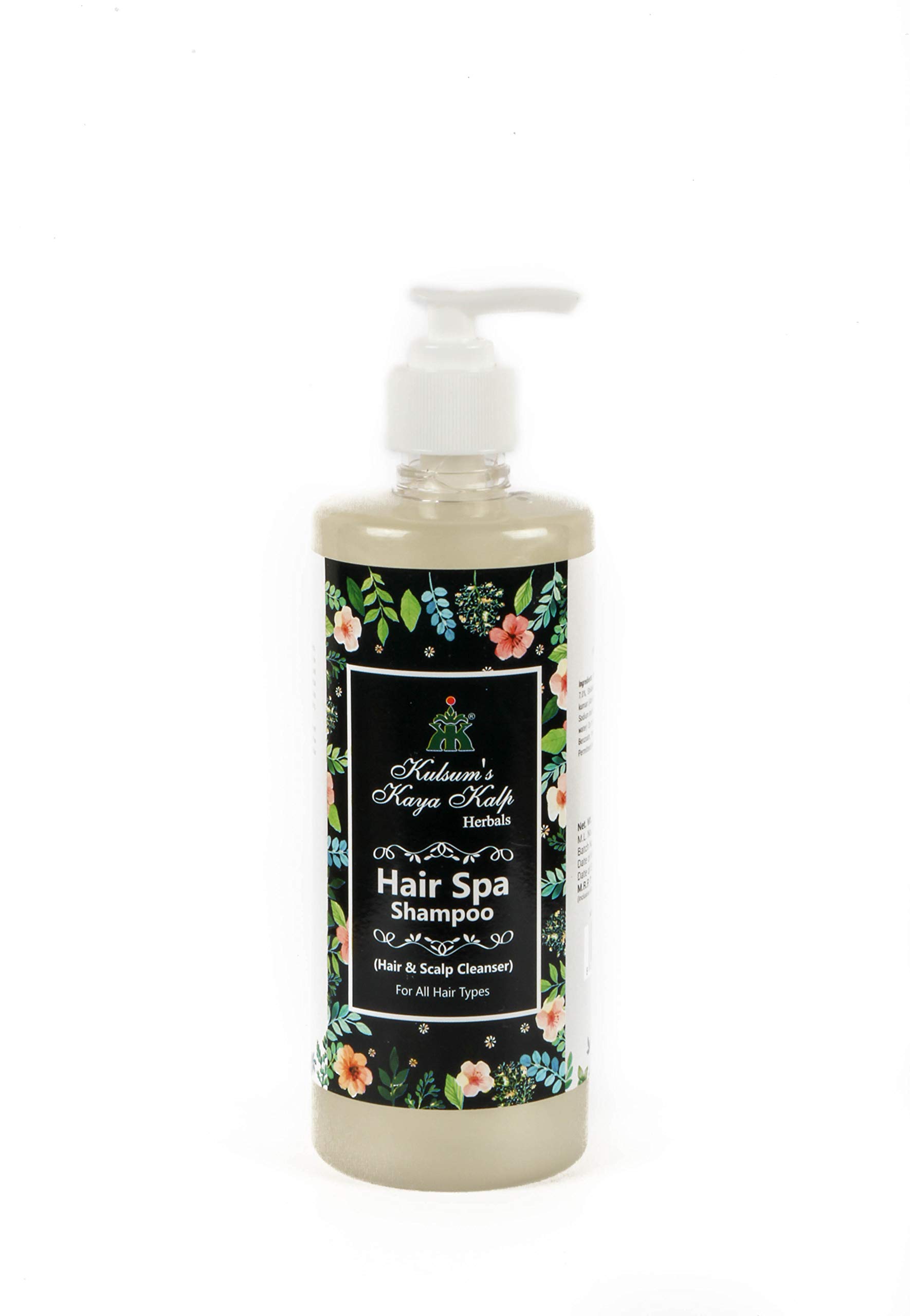 Kulsum's Kaya Kalp Hair Spa Shampoo 500ml - Natural Hair Growth & Scalp Treatment for Damaged Hair - Perfect for Dry, Frizzy Hair Care at Home or Salon Use