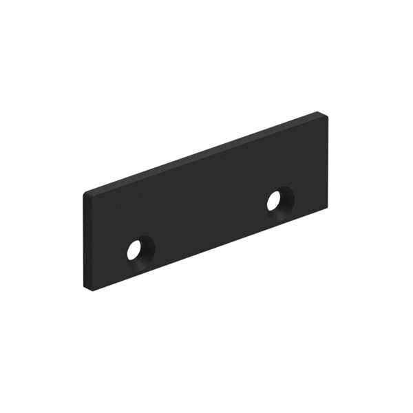 Aluminum Handrail End Plate 70x23mm - VISOR Balustrade Accessory for Staircase & Railing Safety