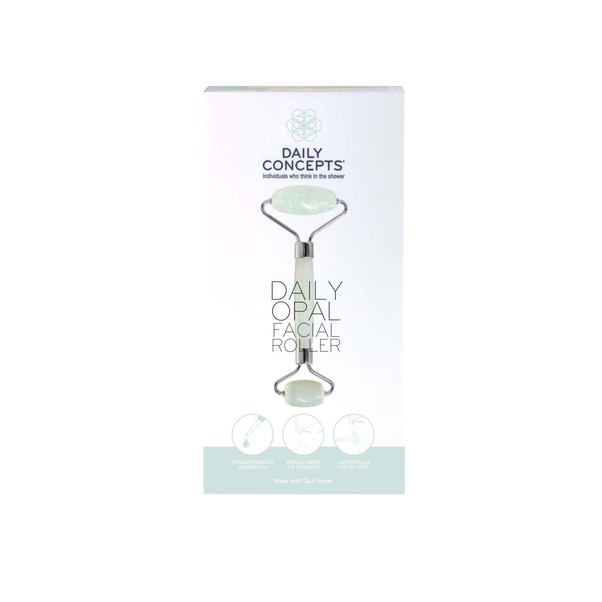 Opal Facial Roller for Face Massage - Jade Roller & Gua Sha Tool for Skincare, Anti-Aging & Puffiness Reduction | Perfect for Morning Routine & Nighttime Self-Care