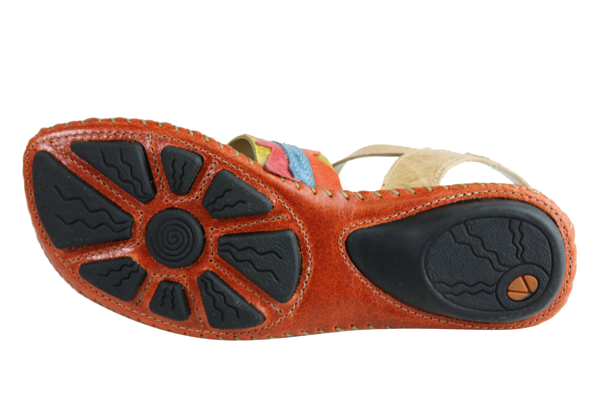 Andacco Kamby Women's Comfortable Leather Flat Sandals - Handmade in Brazil - Perfect for Summer, Beach & Casual Outings