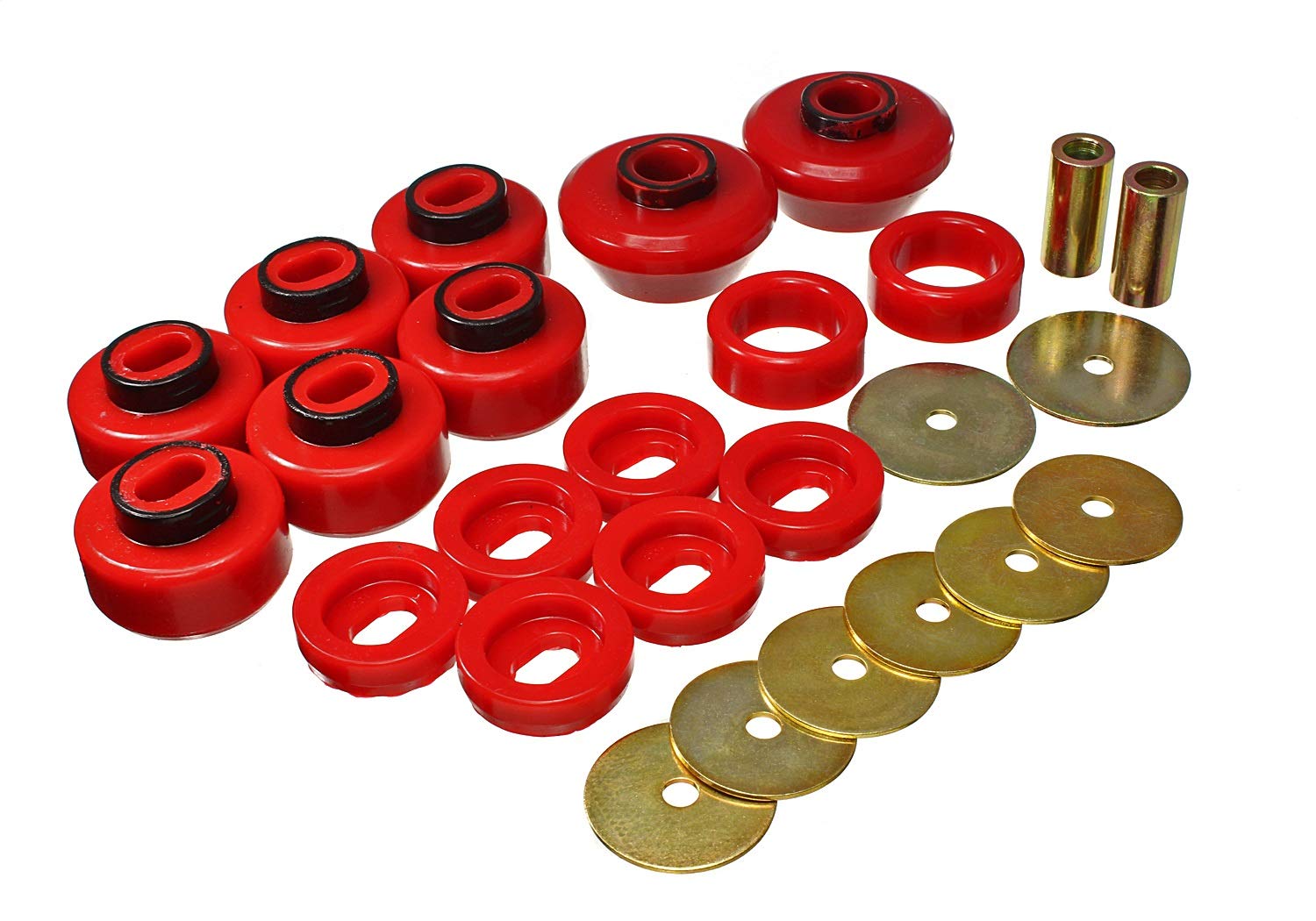 Energy Suspension 3.4175R Body Mount Bushing Set - High Performance Polyurethane Bushings for Smooth Ride & Vibration Reduction - Perfect for Off-Road, Truck & SUV Suspension Upgrades