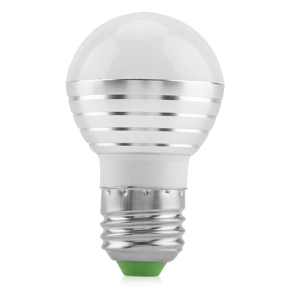 3W E27 RGBW LED Light Bulb - 16 Color Changing Smart Bulb with Remote Control for Home Lighting, Parties & Mood Lighting