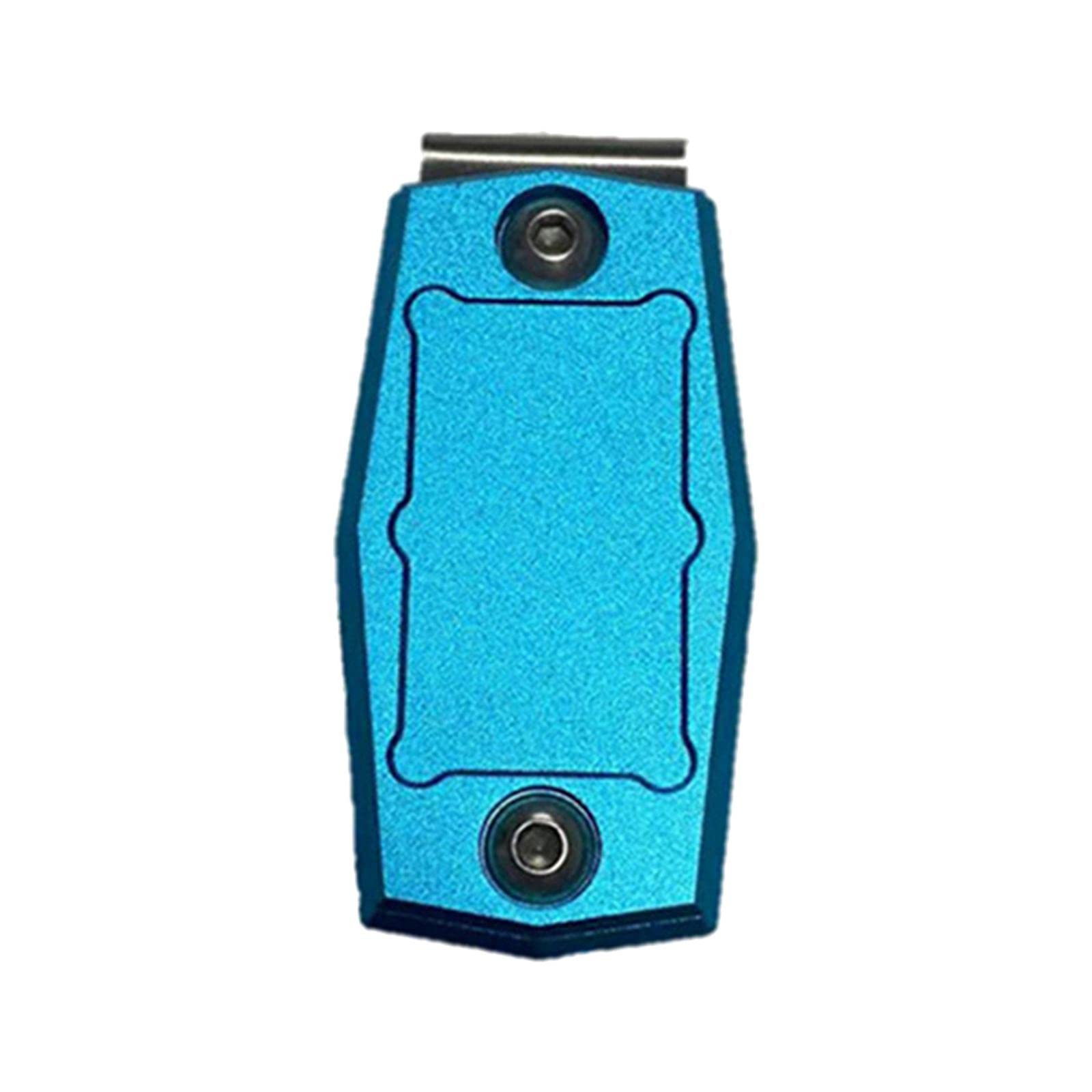 SM SunniMix Magnetic Chalk Belt Clip - Portable Chalk Holder for Pool & Billiards Accessories (Blue) - Perfect for Pool Players & Coaches During Practice & Games