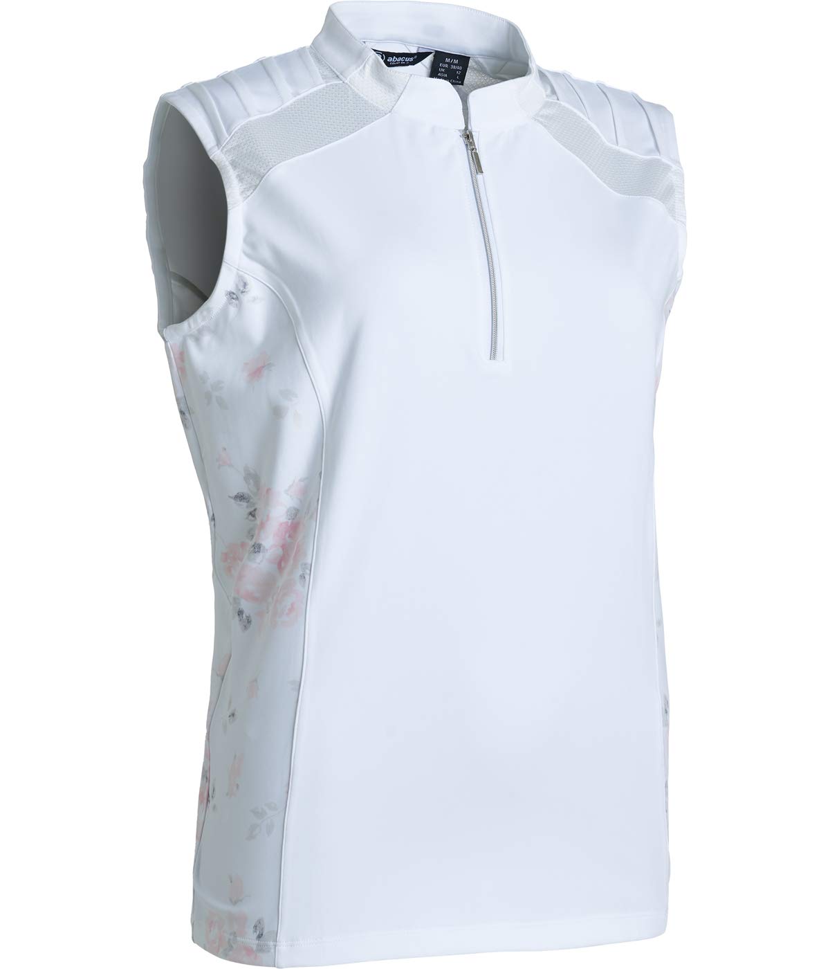 ABACUS Sportswear Women's Dri-Fit Golf Polo Shirt - Sleeveless Moisture-Wicking Top for Ladies - Perfect for Golfing, Tennis & Outdoor Activities