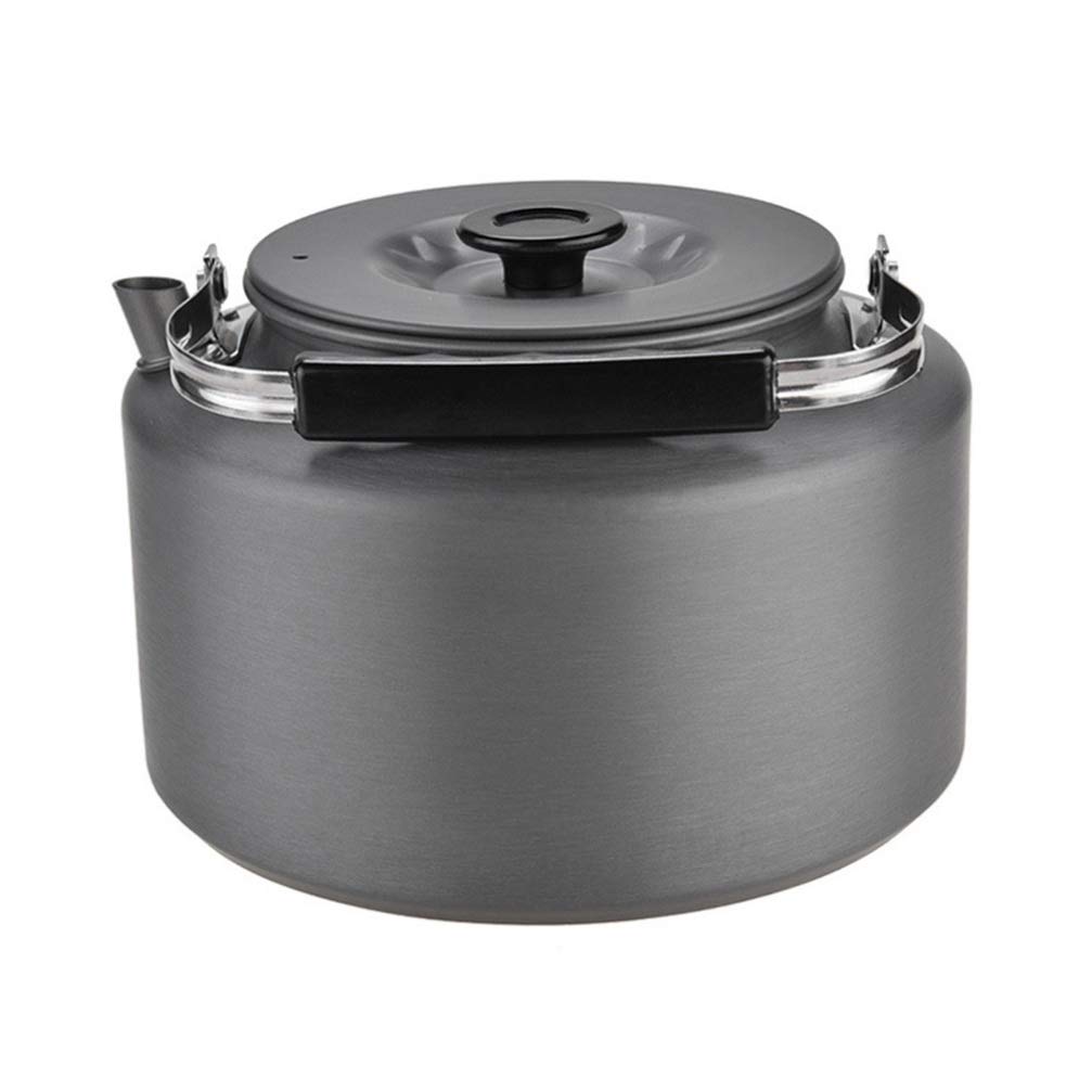 HEMOTON 2L Stainless Steel Portable Tea Kettle - Stovetop & Camping Water Boiler for Coffee, Tea & Hot Water - Perfect for Hiking, Picnics & Outdoor Adventures