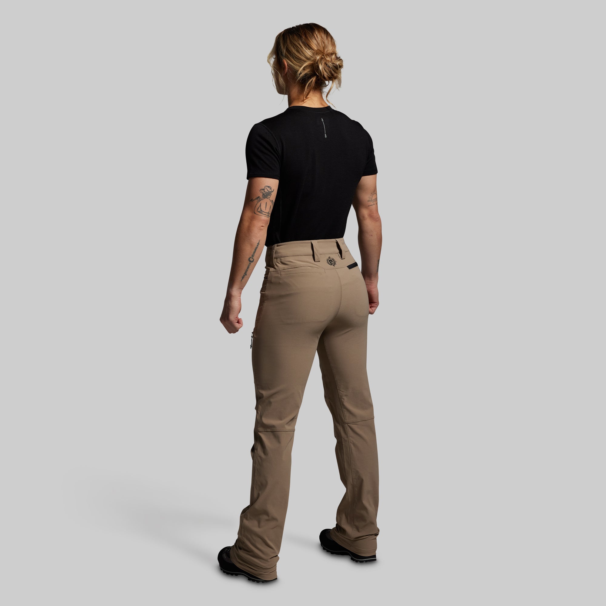 Women's Outdoor Hiking Pants - Desert Tan Color, Lightweight Quick-Dry Trekking Trousers for Hiking, Camping & Travel Adventures