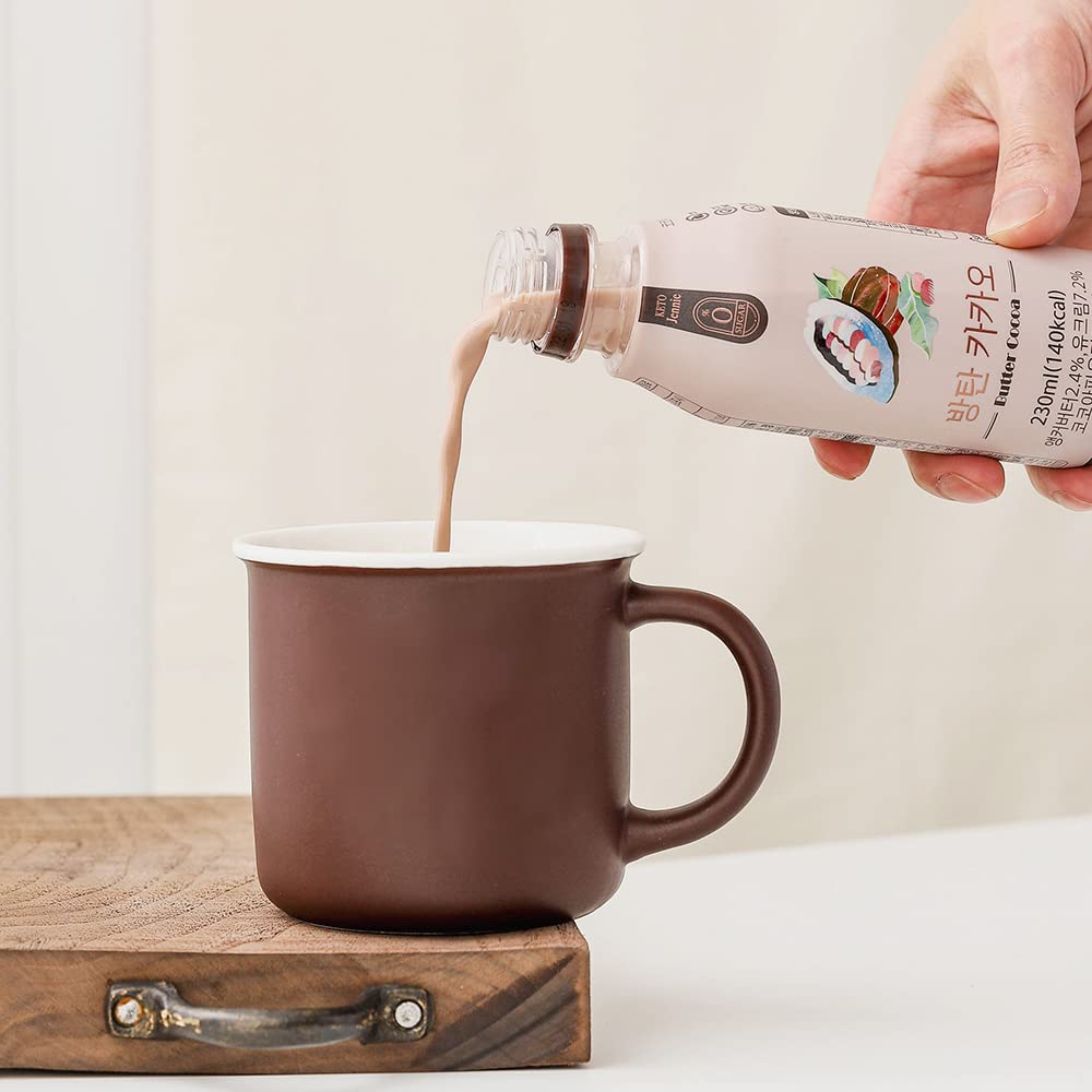 KETOJennie Sugar-Free Stevia Chocolate Milk Powder (7.7oz X 24 Pack) - Low Calorie, No Additives, Bulletproof Cacao for Keto Diet | Perfect for Breakfast, Snacks & Weight Loss for All Ages