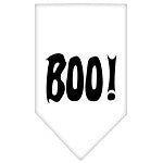 Colorful Boo Screen Print Bandanas - Soft Cotton Bandana for Halloween, Cosplay & Costume Parties - Perfect for Pets, Kids & Adults Accessories