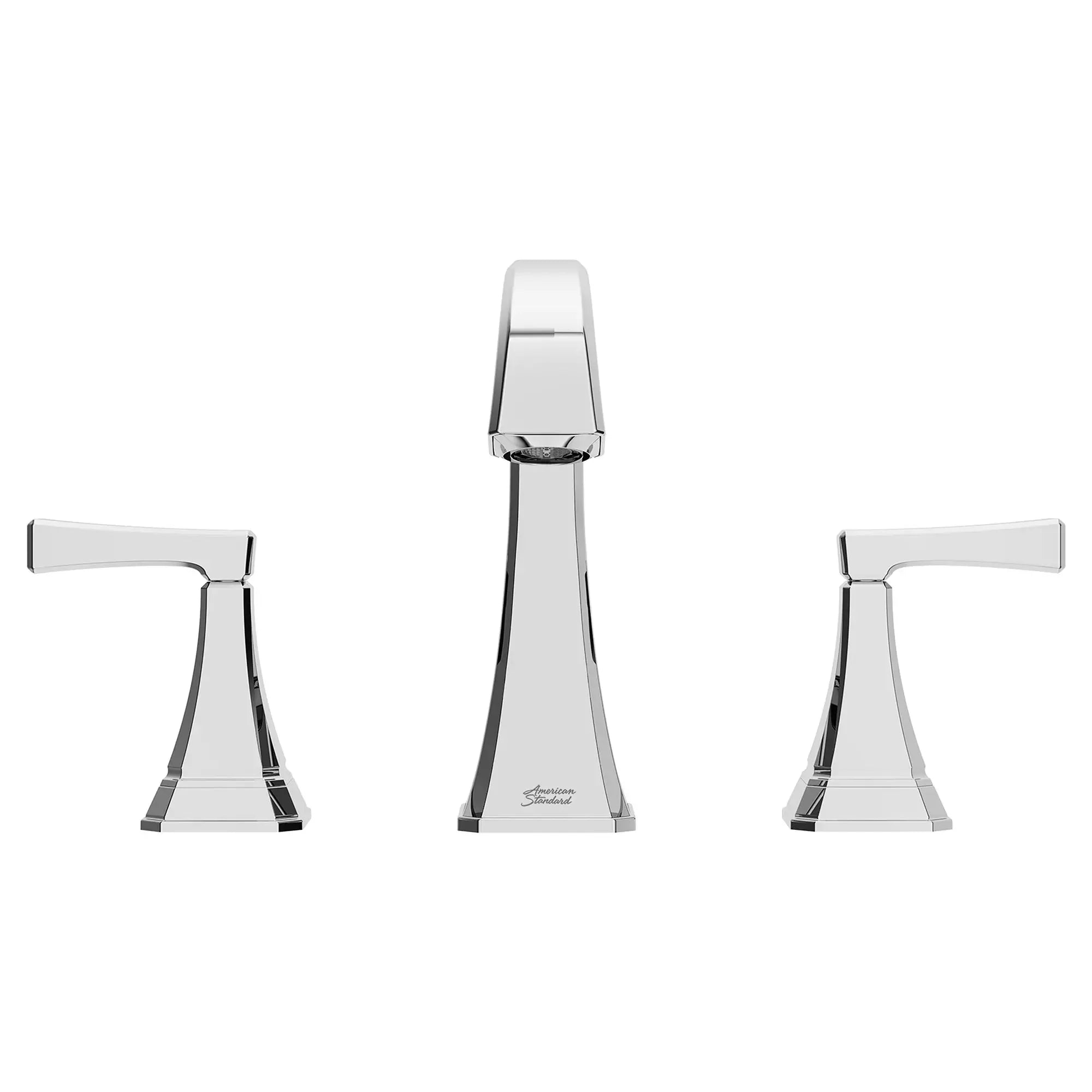 8 Inch Widespread 2 Handle Bathroom Faucet - 1.2 GPM/4.5 LPM Water Flow with Lever Handles - Perfect for Modern Bathroom Vanities & Powder Rooms