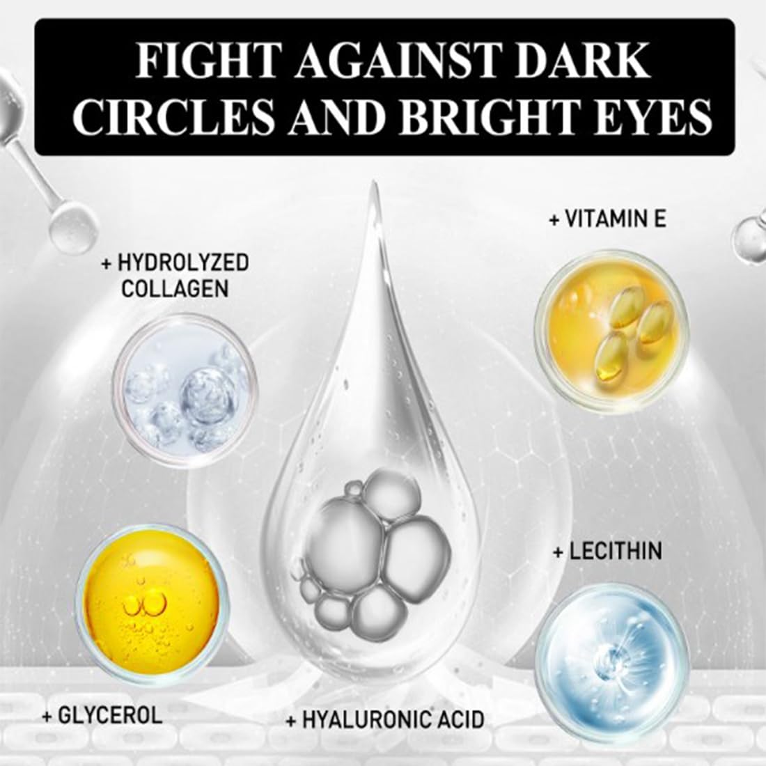 Best Eye Serum for Dark Circles & Puffiness - Fast-Acting Under Eye Treatment Stick for Instant Firming & Wrinkle Reduction - Perfect for Morning Routine & Travel Skincare
