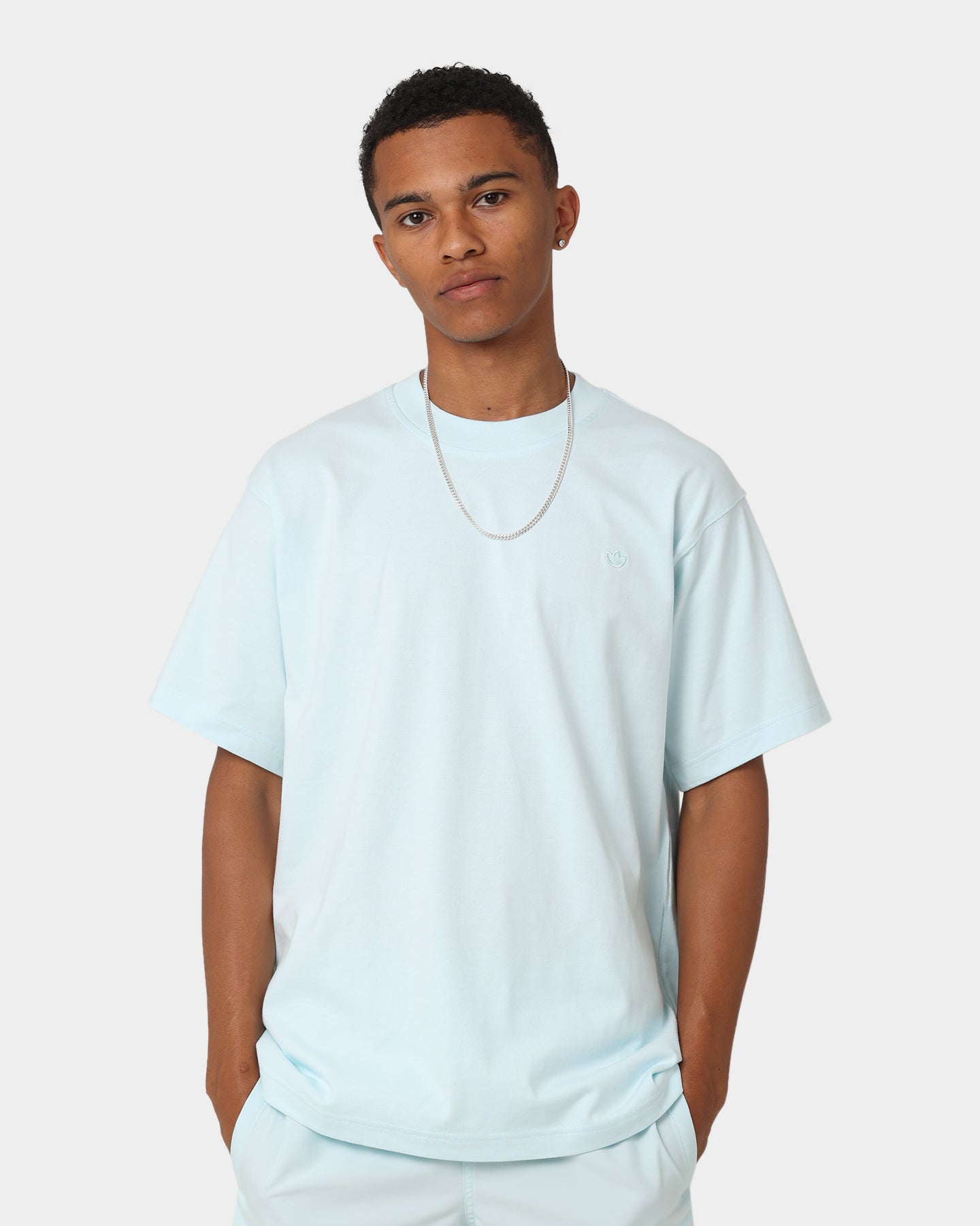 Adidas Adicolor Contempo T-Shirt for Men - Classic Blue Cotton Casual Tee for Everyday Wear, Gym & Street Style