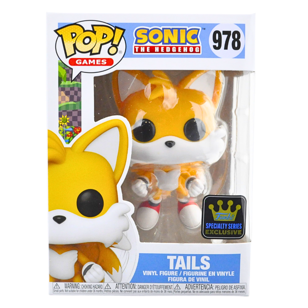 Funko Pop! Tails (Flying) - Sonic the Hedgehog 978 - Specialty Series Exclusive Collectible Figure - Perfect for Gaming Room Decor & Sonic Fan Gifts