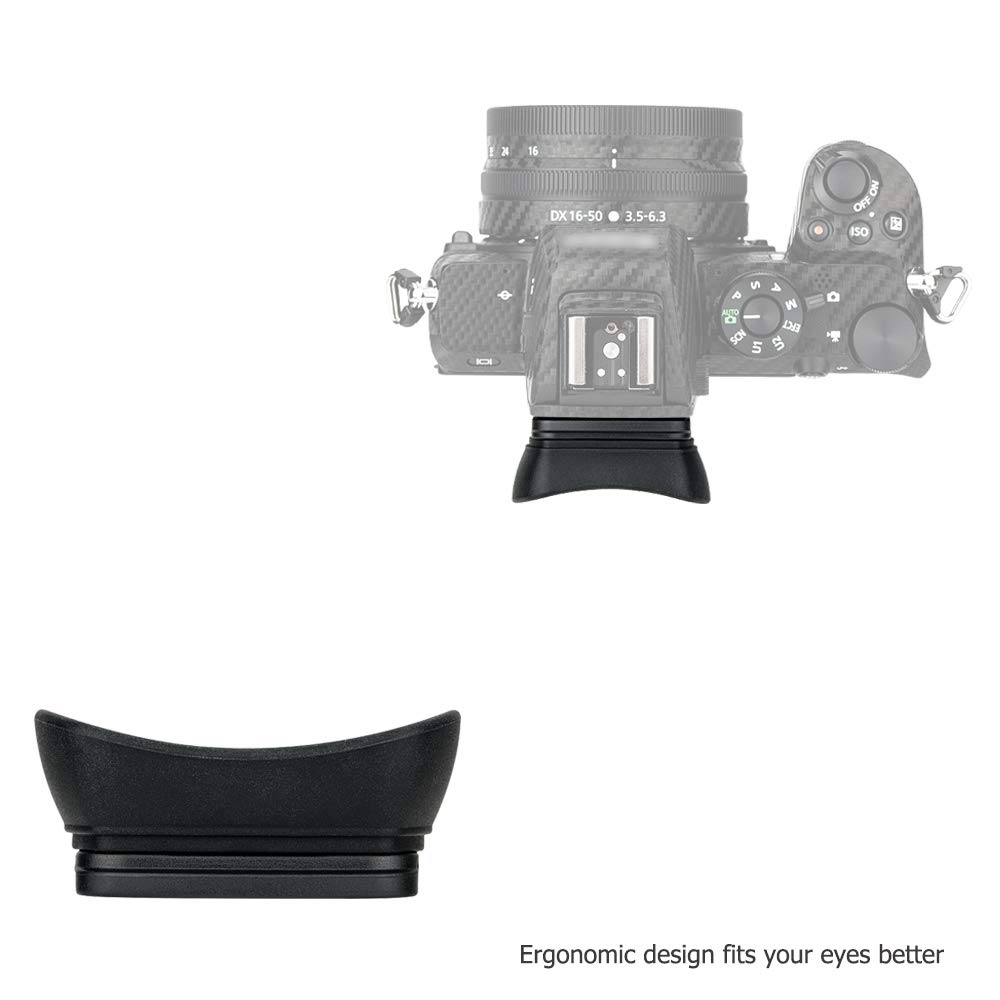 Soft Silicone Camera Viewfinder Eyecup for Nikon Z50 Mirrorless Camera - Replacement for Nikon DK-30 Eye Cup (1PCS) - Perfect for Outdoor Photography & Travel Shooting