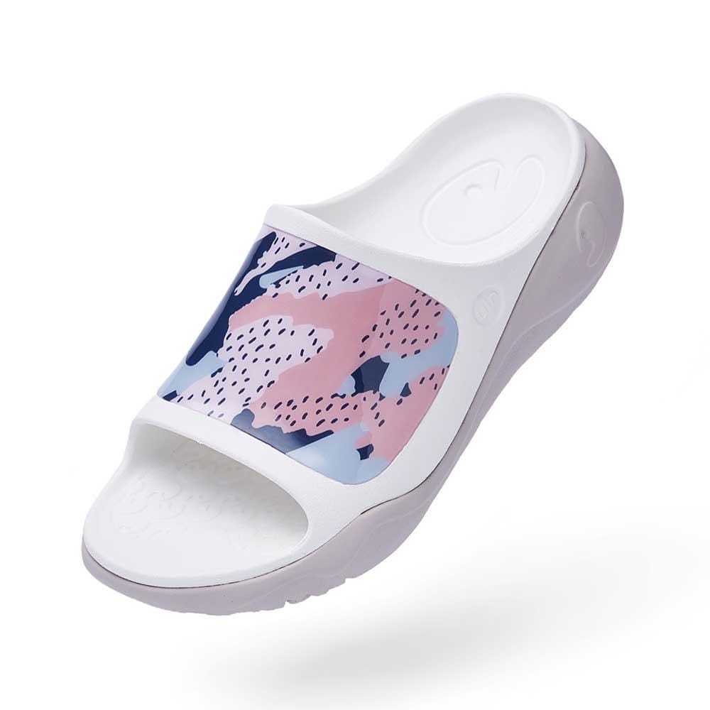 Pink Desert Ibiza Slides - Women's Comfortable Summer Sandals for Beach, Pool, and Casual Wear