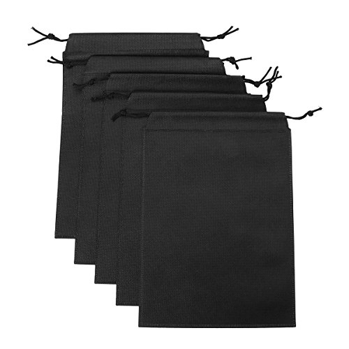 TSSOE 5-Pack Drawstring Storage Bags - Waterproof Travel Organizer Pouches for Camping, Hiking, Gym & Outdoor Gear - Compact Laundry & Toiletry Bags for Men Women (Multi-Purpose Storage Solution)