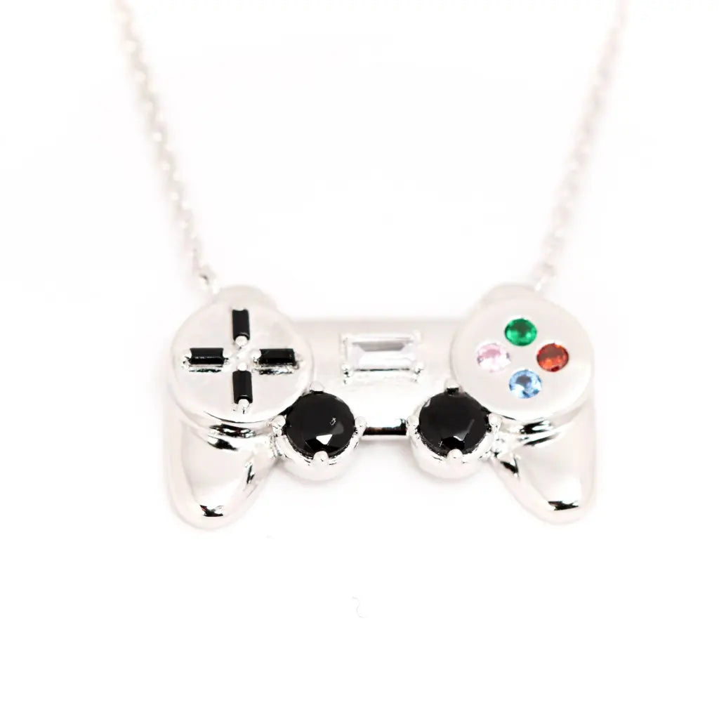 Player 1 Necklace - Stylish Couple's Gamer Jewelry for Him & Her - Perfect Gift for Gamers, Boyfriend/Girlfriend, Anniversary & Valentine's Day - Great for Gaming Dates & Esports Events