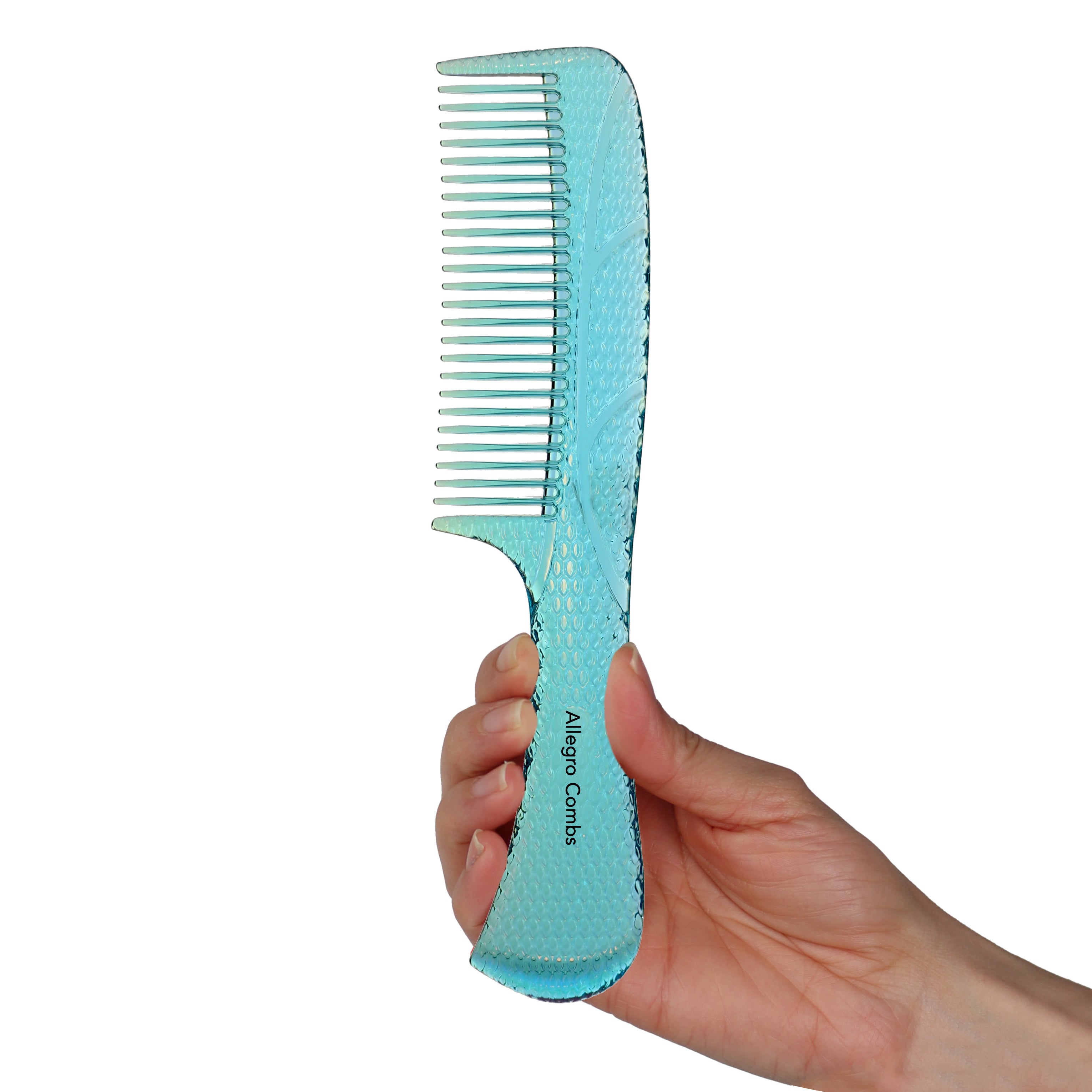 Allegro Comb 1004 Wide Tooth Detangling Hair Comb for Women - Gentle Styling Tool for Curly, Thick & Wet Hair - Perfect for Salon, Travel & Home Use