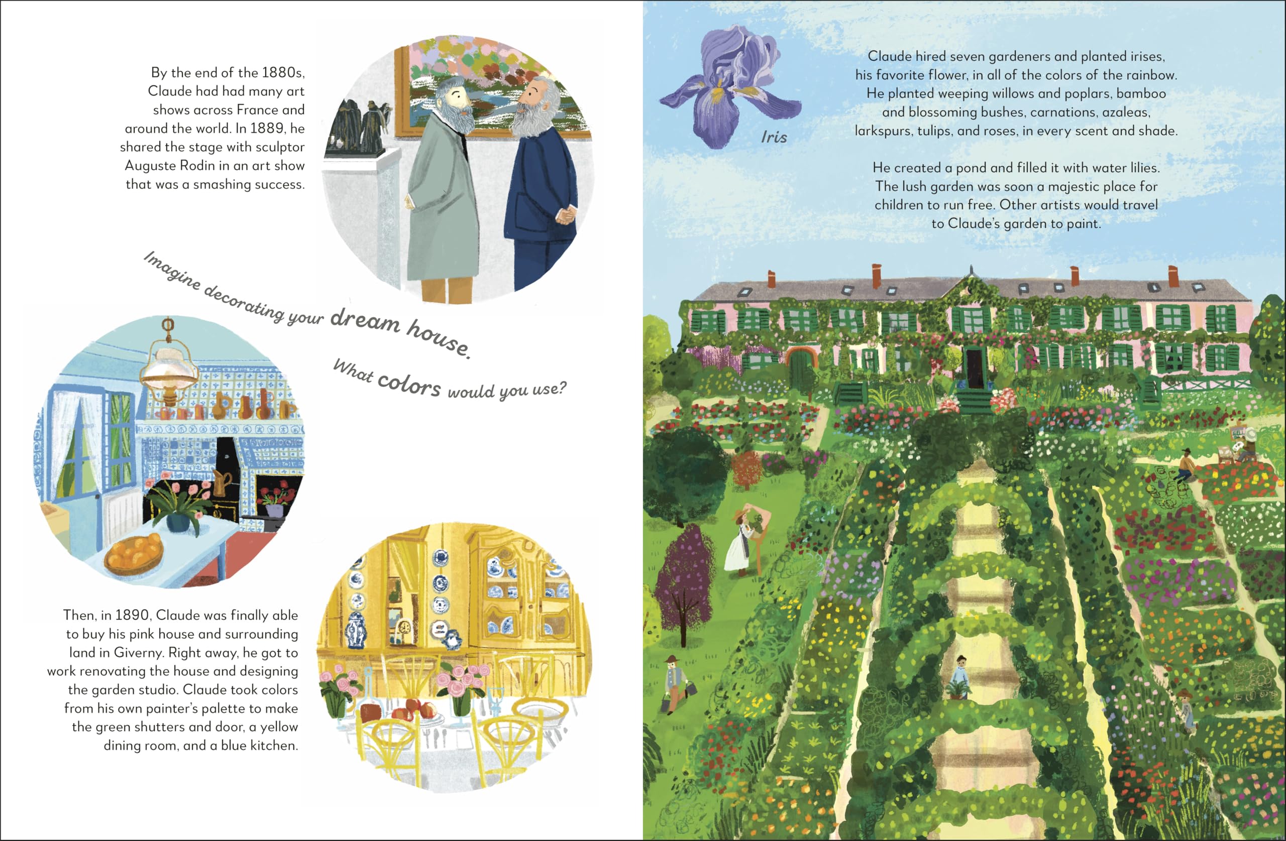 Claude Monet Art Book: He Saw the World in Brilliant Light - Biography & Impressionist Paintings Collection - Perfect for Art Lovers, Students & Home Decor