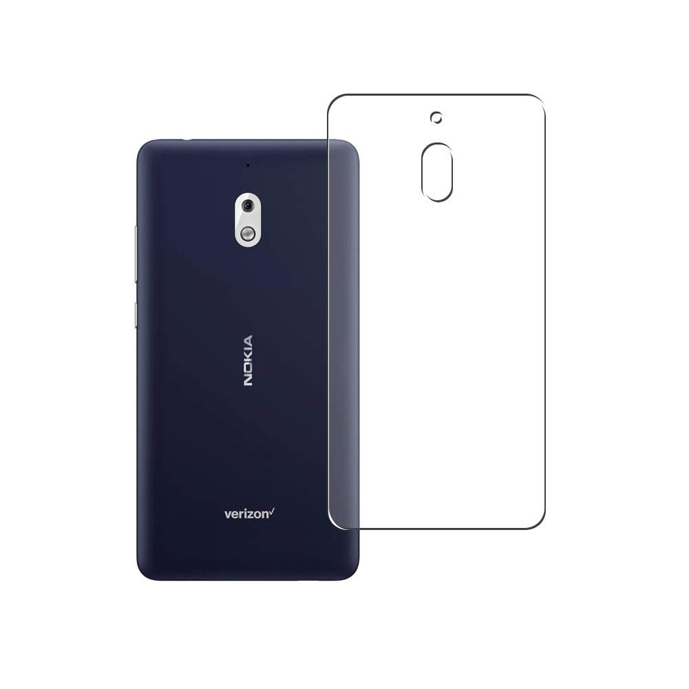 2 Pack Nokia 2 V Back Screen Protector Film - TPU Guard Cover (Not Tempered Glass) - Scratch Resistant Protection for Rear Camera & Back Panel - Perfect for Outdoor Activities & Daily Use