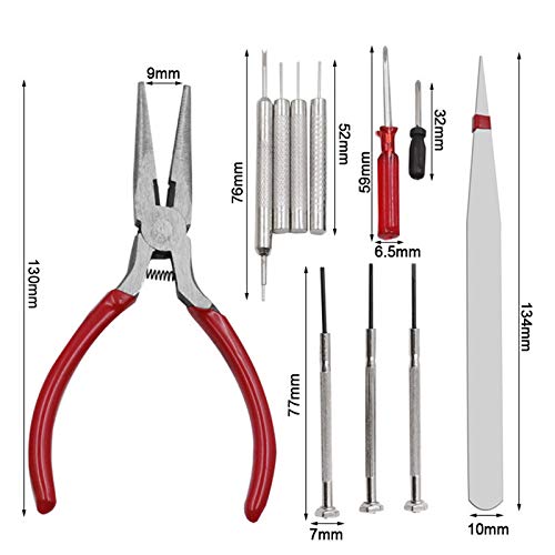 VALINK 16Pcs Watch Repair Kit - Case Opener & Link Remover for Watchmakers & DIY