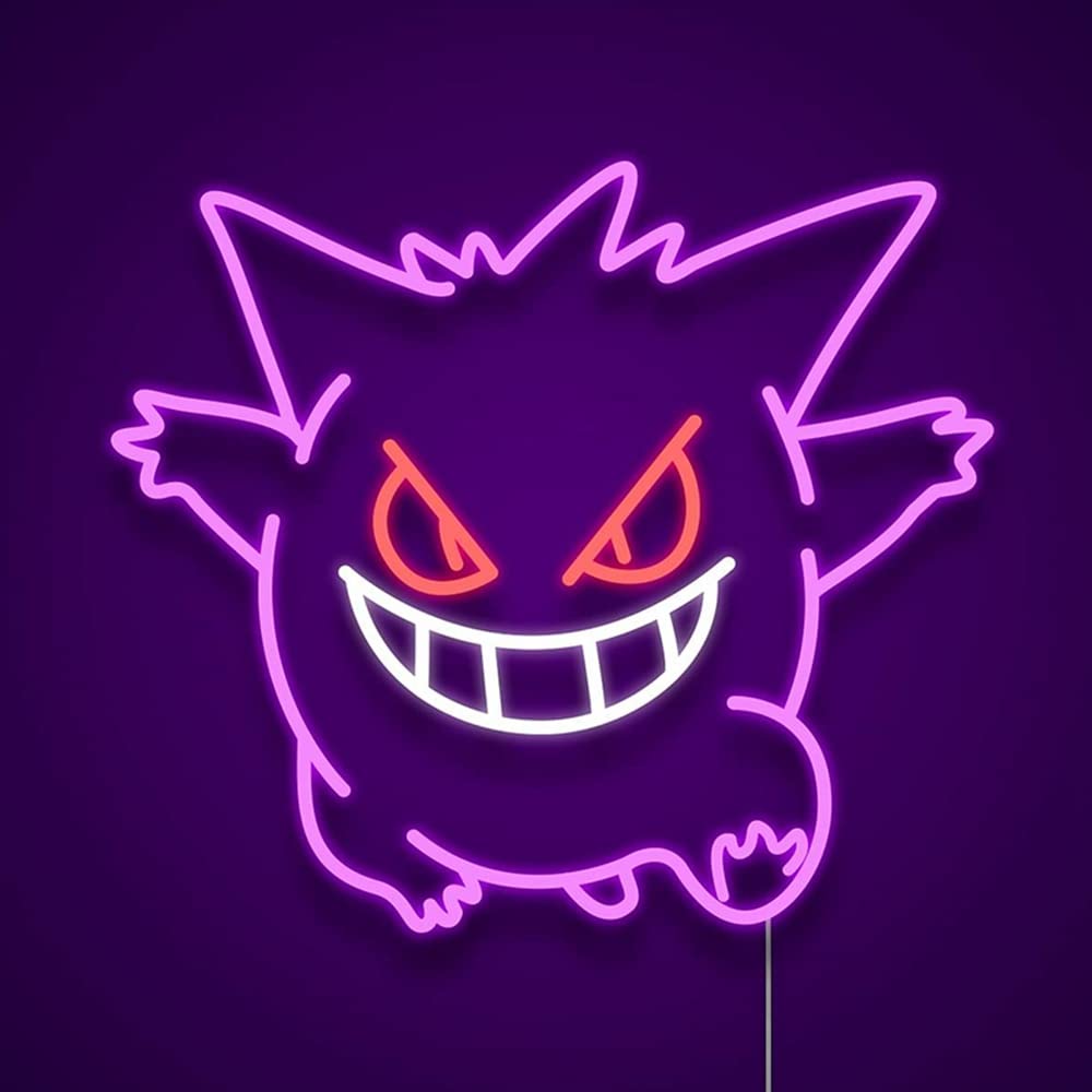 Custom Anime LED Neon Sign - 16x18 Inch Cartoon Japanese Neon Light for Game Room, Kids Bedroom Wall Decor - Personalized Gift for Anime Fans & Gamers (Perfect for Birthday Parties, Gaming Setups & Themed Room Decor)