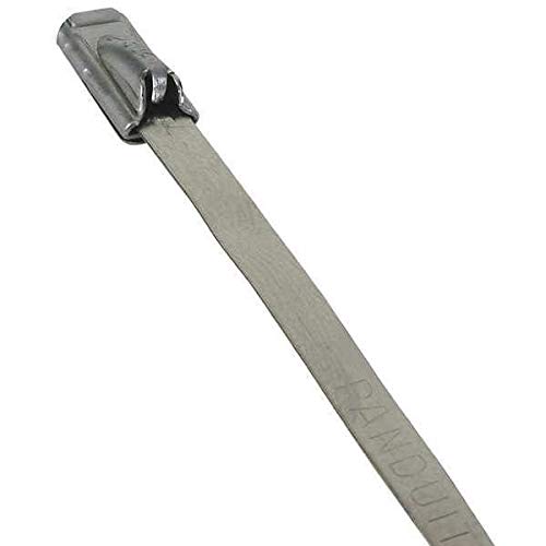 100-Pack 5-Inch Silver Standard Cable Ties - Heavy Duty Nylon Zip Ties for Organizing Wires, Bundling Cables & DIY Projects