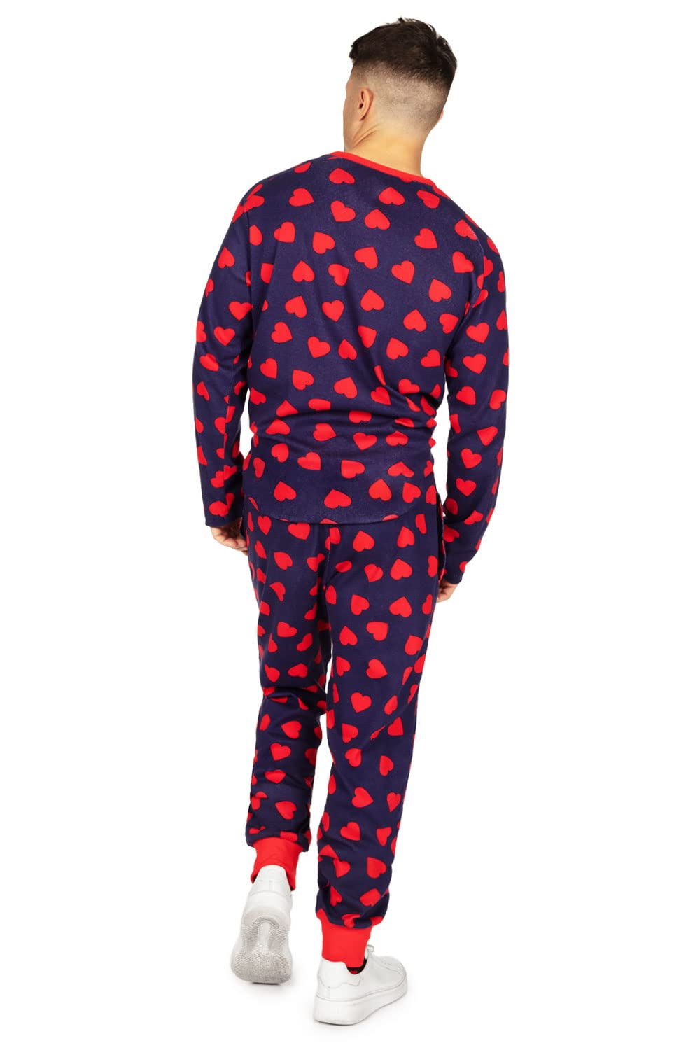 Tipsy Elves Valentine's Day Pajama Sets for Adults - Matching Couples Loungewear | Romantic Sleepwear for Valentine's Date Night & Cozy Winter Nights at Home