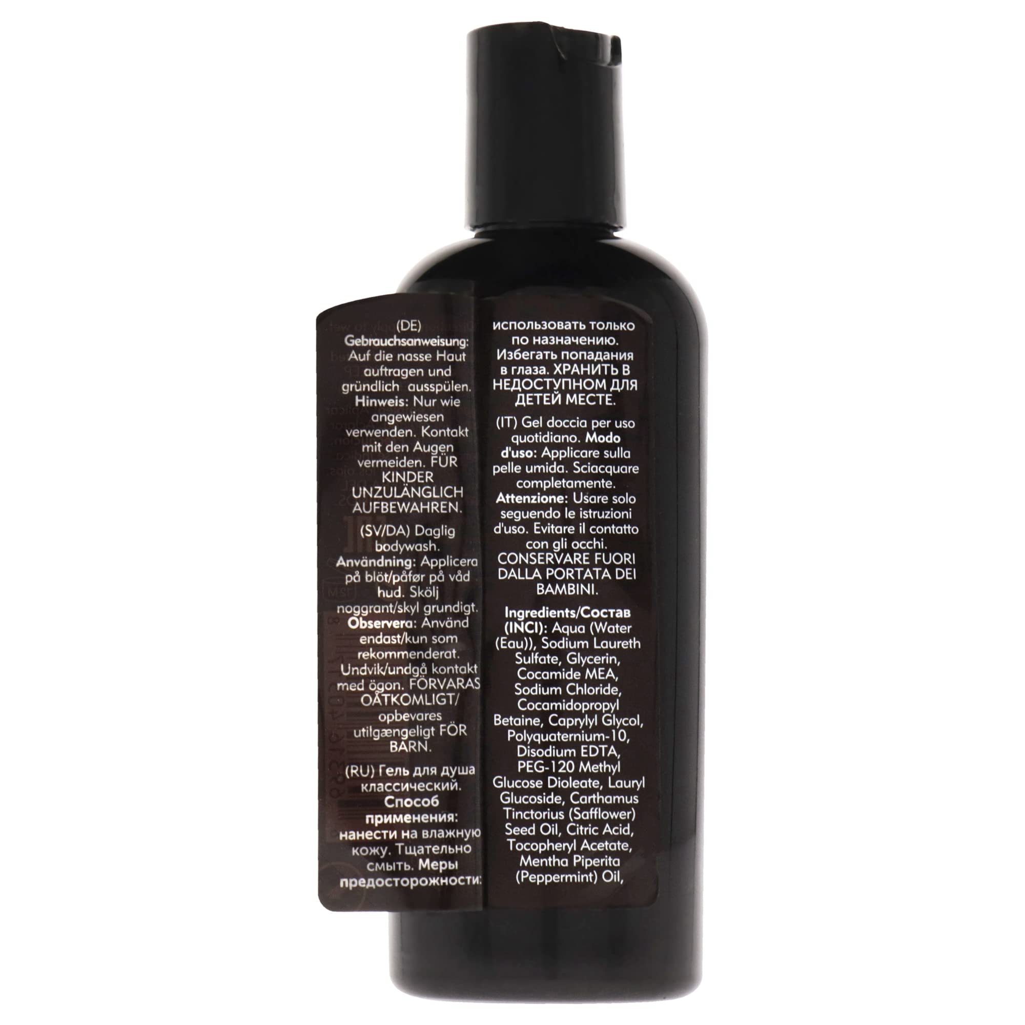American Crew Men's Body Wash - 3.3 Fl Oz | Hydrating & Refreshing Shower Gel for Daily Use | Gym, Travel & Post-Workout Cleansing