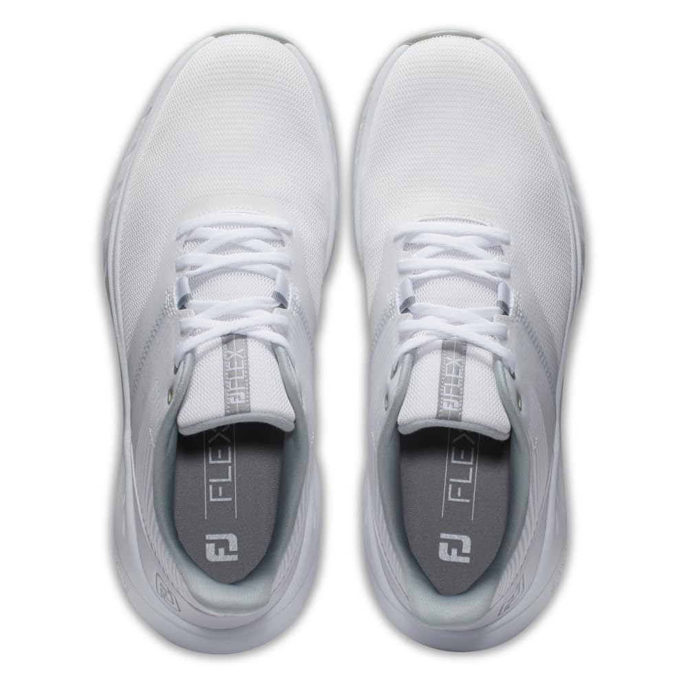 FootJoy Men's Fj Flex Golf Shoes - Lightweight & Waterproof Spiked Golf Shoes for Men - Perfect for Walking the Course & All-Weather Play