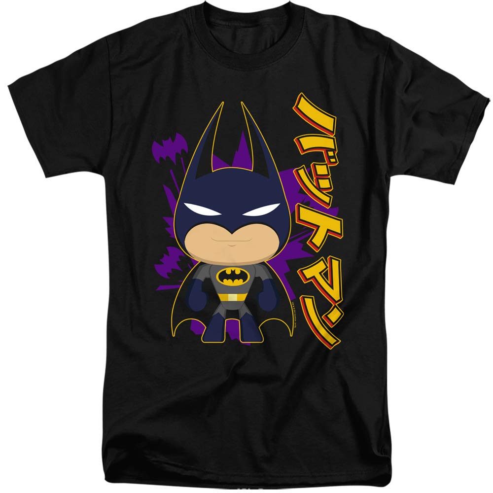 Batman Cute Kanji Unisex T-Shirt for Men & Women - Soft Cotton Graphic Tee for Casual Wear, Cosplay & Anime Fans