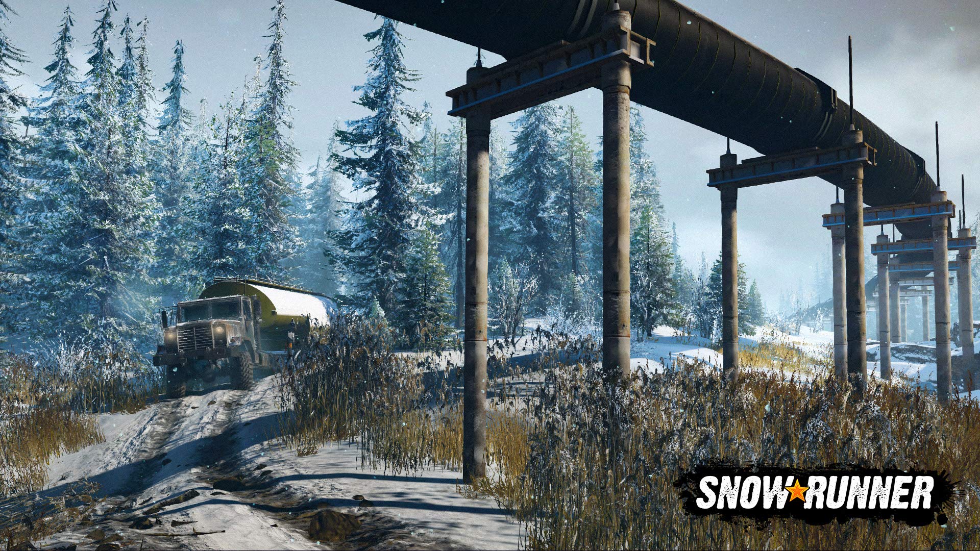 Snowrunner - Off-Road Truck Simulation Game for Windows PC - Adventure Through Extreme Terrains & Deliver Cargo