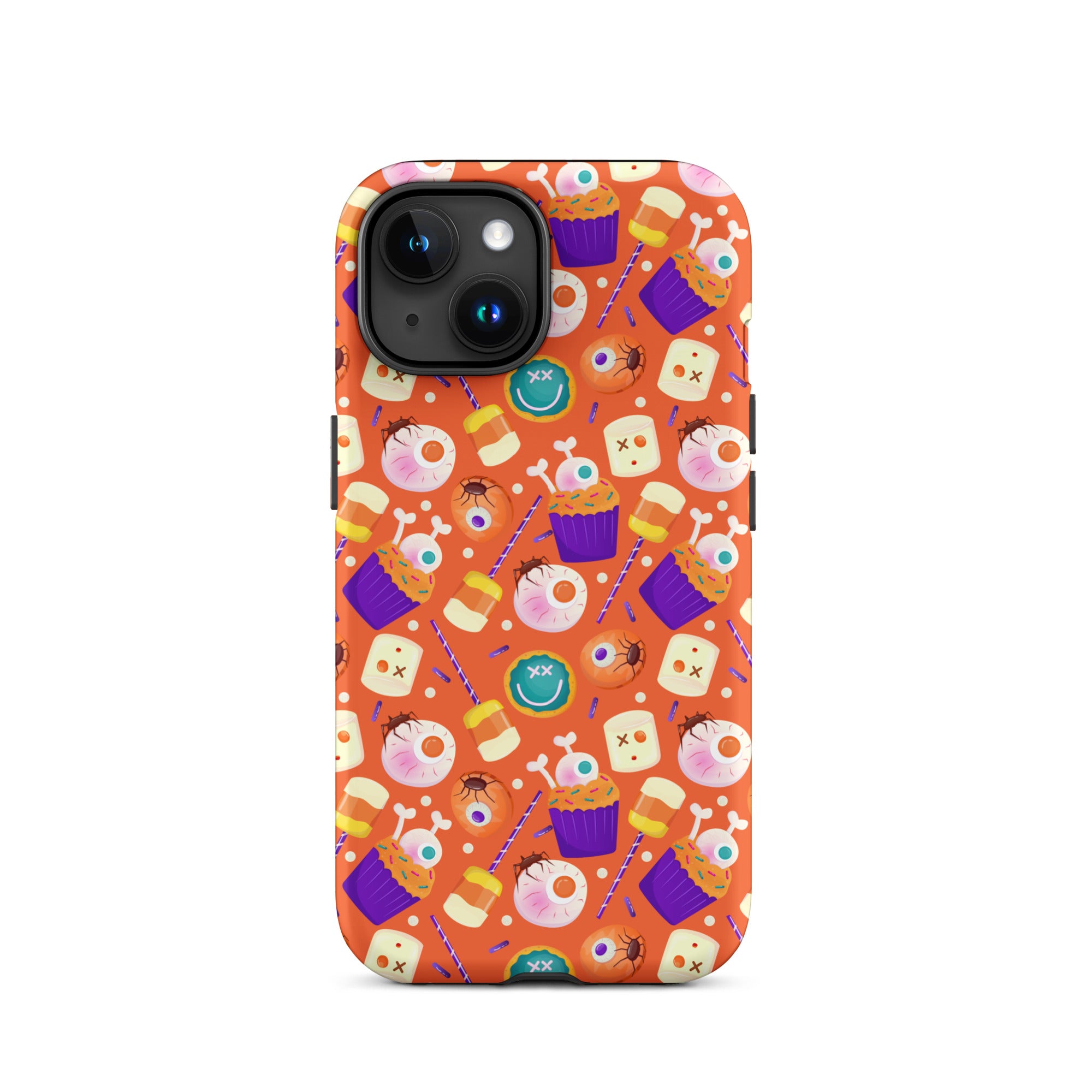 Halloween Trick or Treat Premium Shockproof iPhone Case - Cute Pumpkin Design for iPhone 14/13/12 Pro Max - Perfect for Halloween Parties, Costume Events & Spooky Decorations