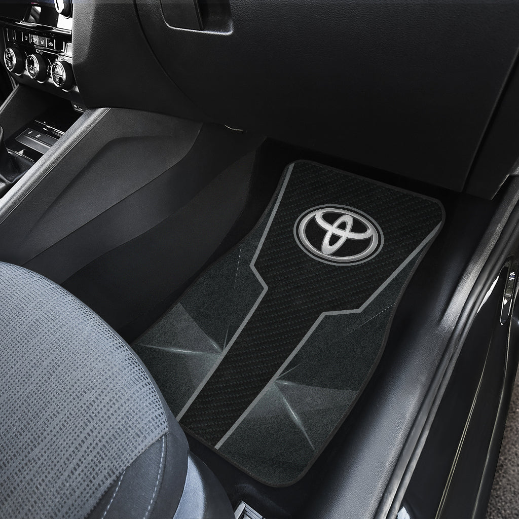 Premium Toyota Black All-Weather Floor Mats - Heavy Duty Car Mats for Toyota Models - Perfect for Daily Commute, Road Trips & Winter Protection