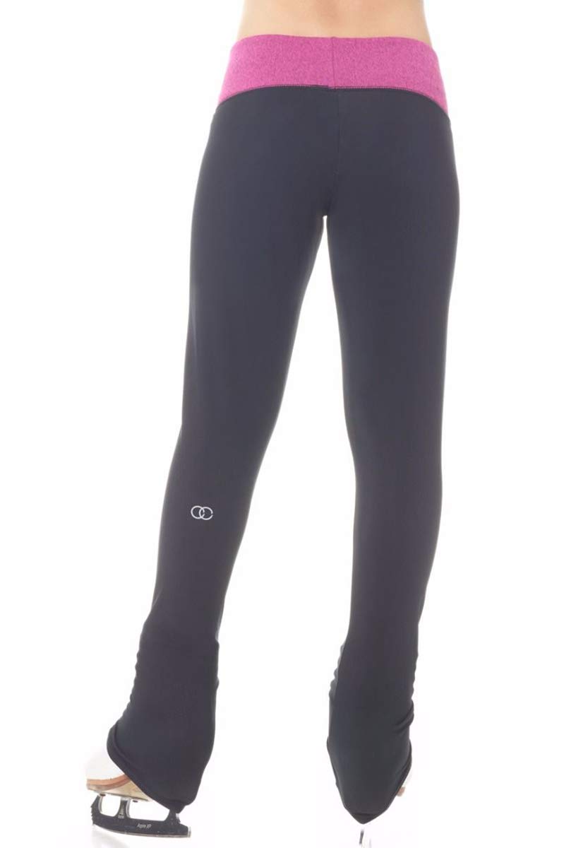 Girls & Ladies Figure Skating Leggings - Thermal Heather Ice Skating Pants 4302 for Practice, Performance & Winter Sports