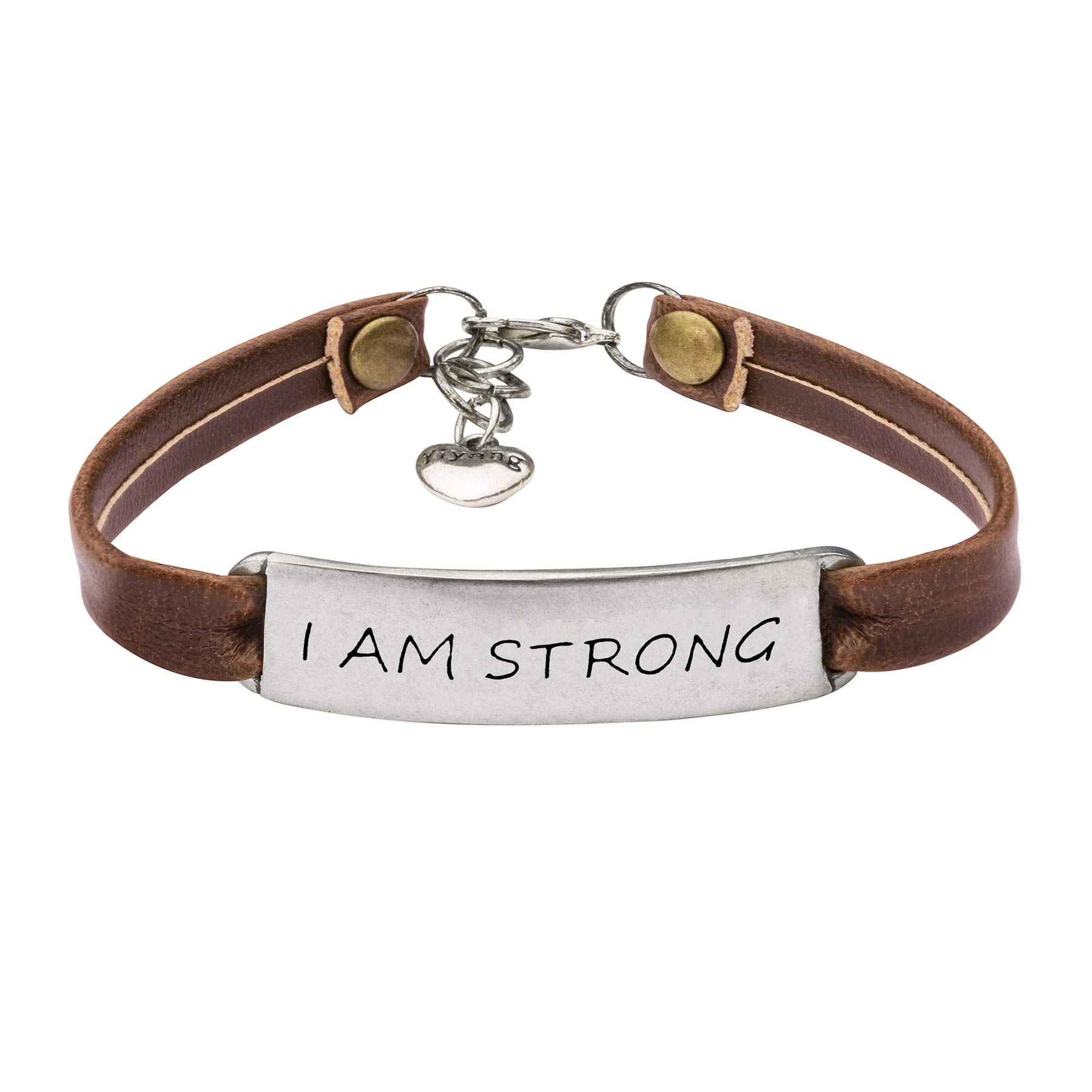Inspirational Christian Leather Bracelet for Women - Faith Bible Verse Religious Jewelry - Baptism, Christmas & Birthday Gift - Perfect for Church, Daily Wear & Spiritual Encouragement
