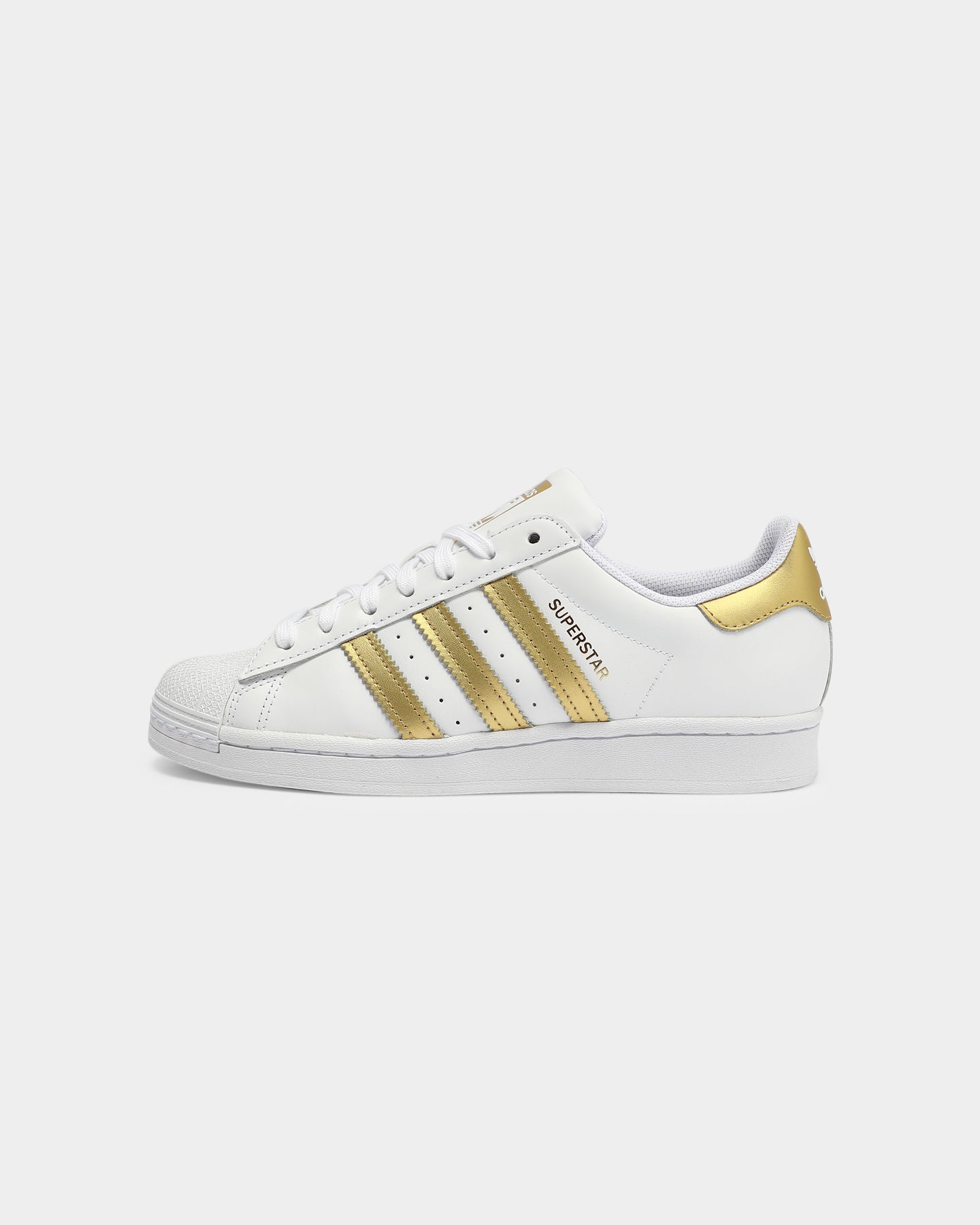Adidas Women's Superstar Sneakers White/Gold - Classic Casual Shoes for Women, Perfect for Everyday Wear, Gym & Street Style Fashion