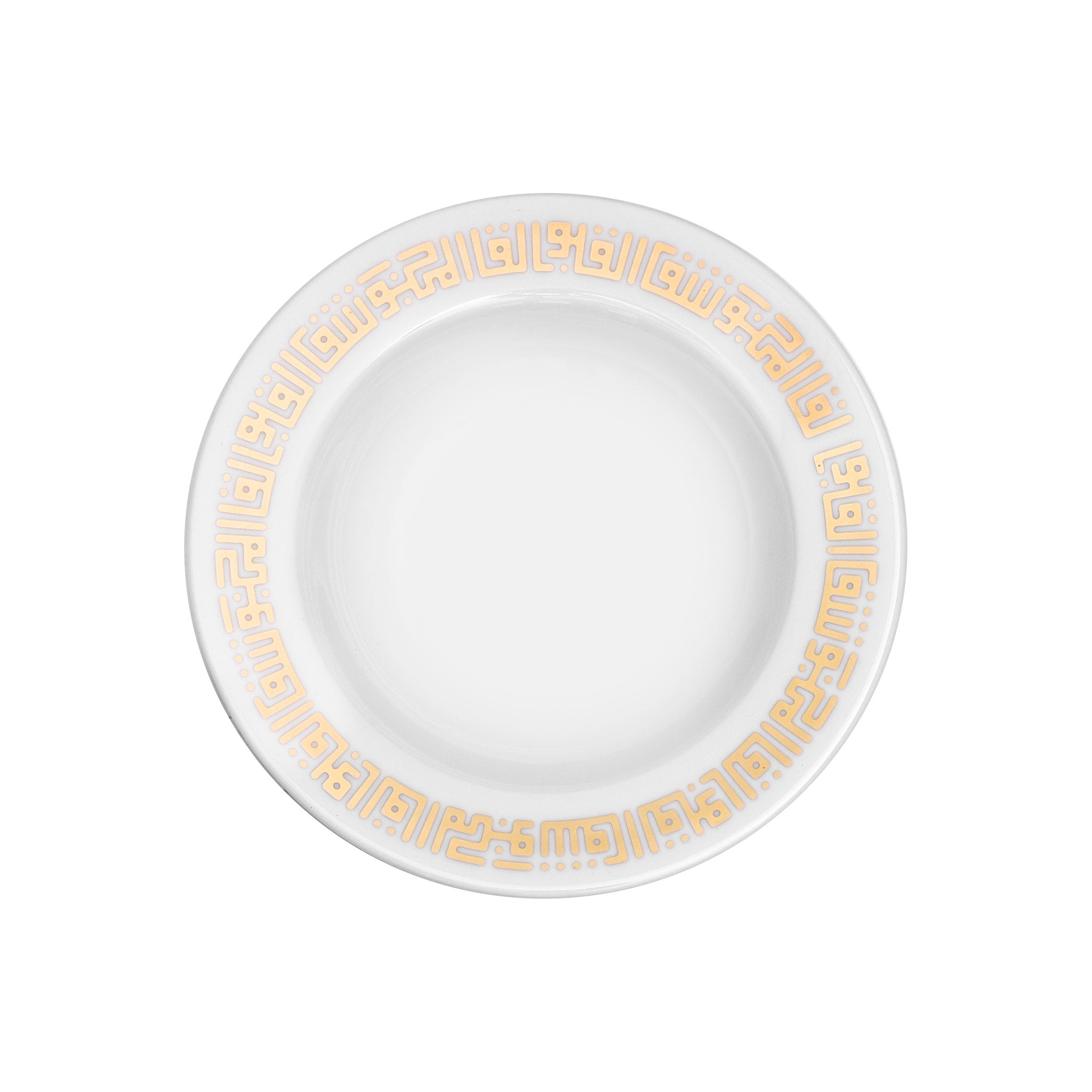 Dimlaj 6-Piece Gold Dinner Plate Set - Elegant Tableware for Dining, Parties & Home Decor