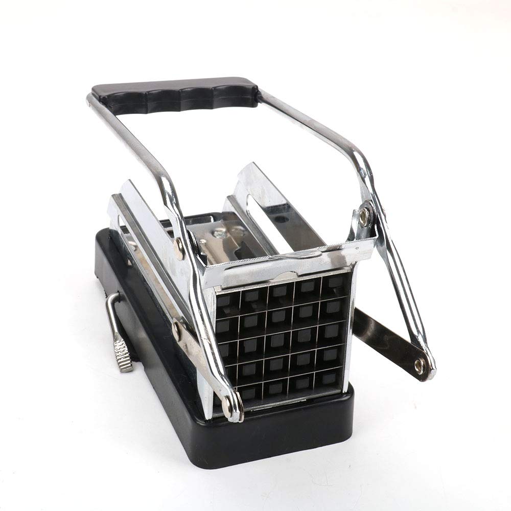 Premium Stainless Steel French Fry Cutter for Potatoes, Carrots & Veggies | Heavy Duty Potato Slicer for Homemade Fries, Veggie Sticks & Snacks | Perfect for Restaurants, Home Cooking & Meal Prep