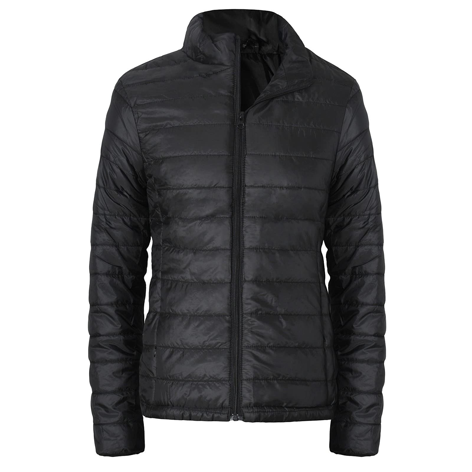 Women's Lightweight Packable Down Jacket - Waterproof Winter Coat with Full-Zip & Pockets for Travel, Hiking, and Outdoor Activities