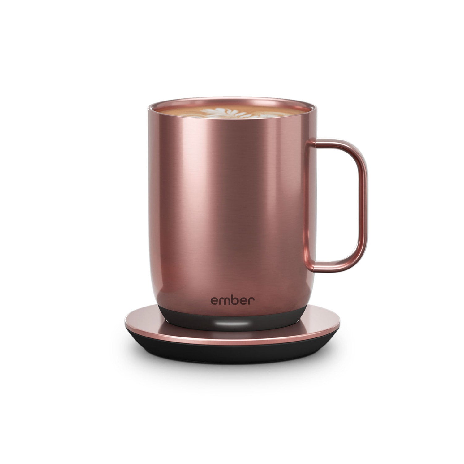 Ember Mug 2 Smart Temperature Control Coffee Mug - 14 oz Rose Gold, Perfect for Home, Office & Travel - Keeps Drinks Hot for Hours