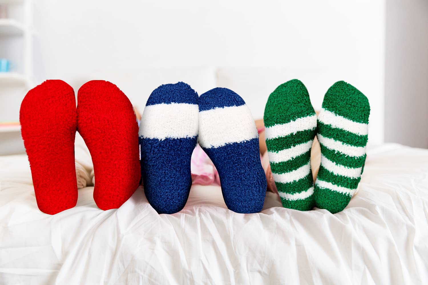 Benefeet Fuzzy Socks for Women - Warm Winter Plush Socks for Sleeping & Home