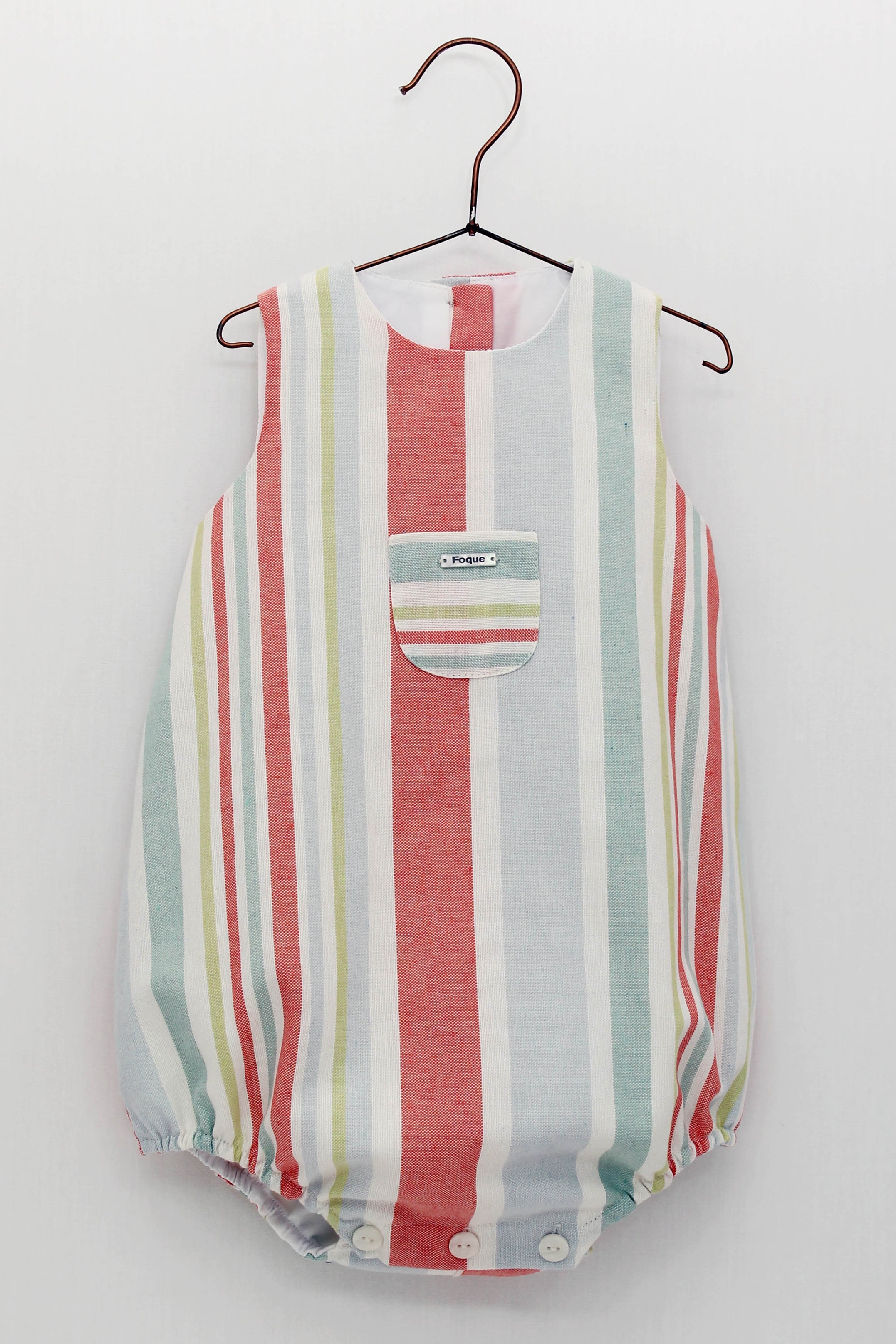 Yael Multicolored Stripe Romper - Stylish Baby Jumpsuit for Boys & Girls | Perfect for Playdates, Photoshoots & Summer Outfits