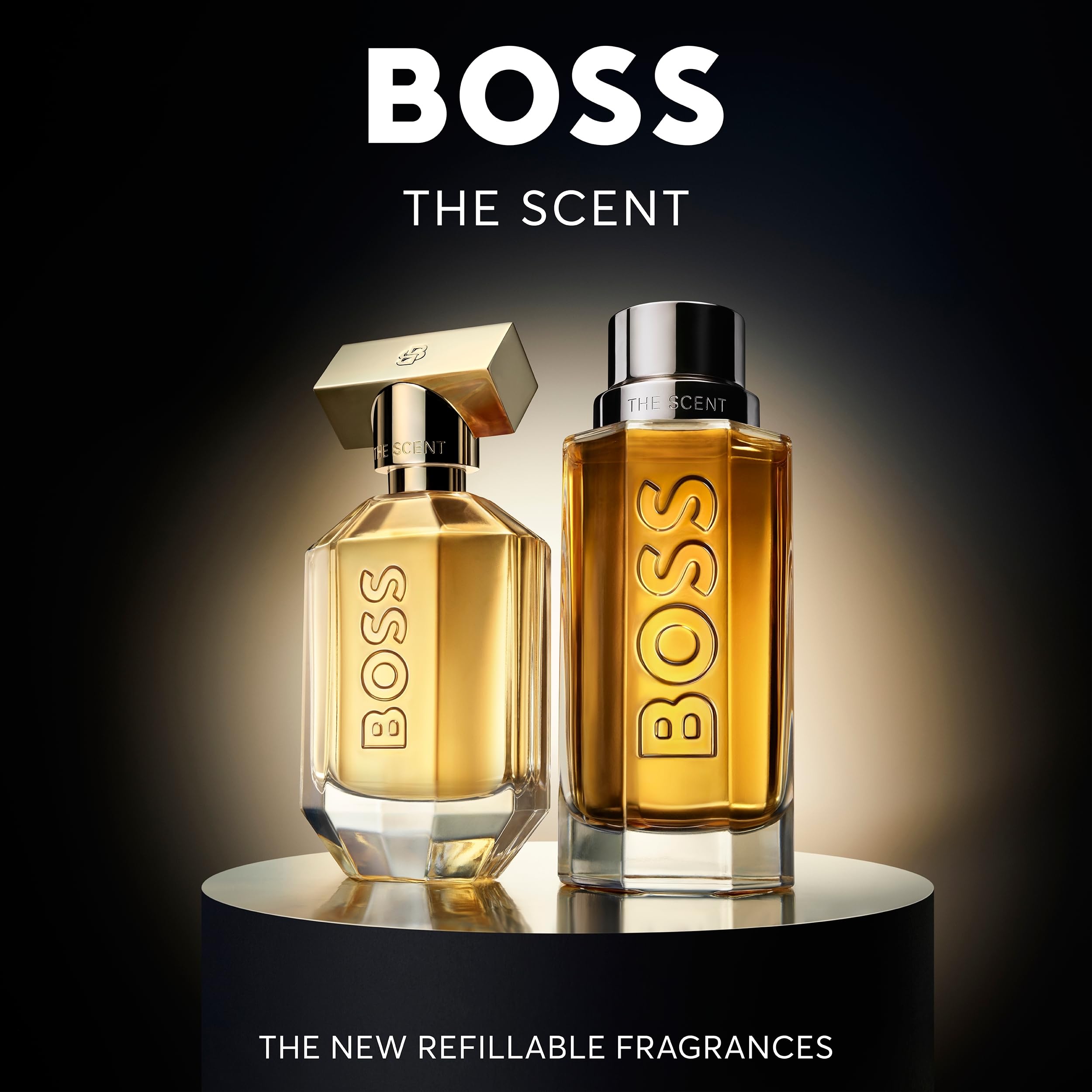 Hugo Boss The Scent Eau de Toilette for Men - Amber Cologne with Ginger, Manika Fruit & Leather Notes - Long Lasting Fragrance - Perfect for Date Night & Special Occasions