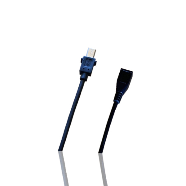 Female to Male MicroUSB Cable - 8.0mm Connector for Smartphones, Tablets & Charging Devices | Perfect for Data Transfer & Charging