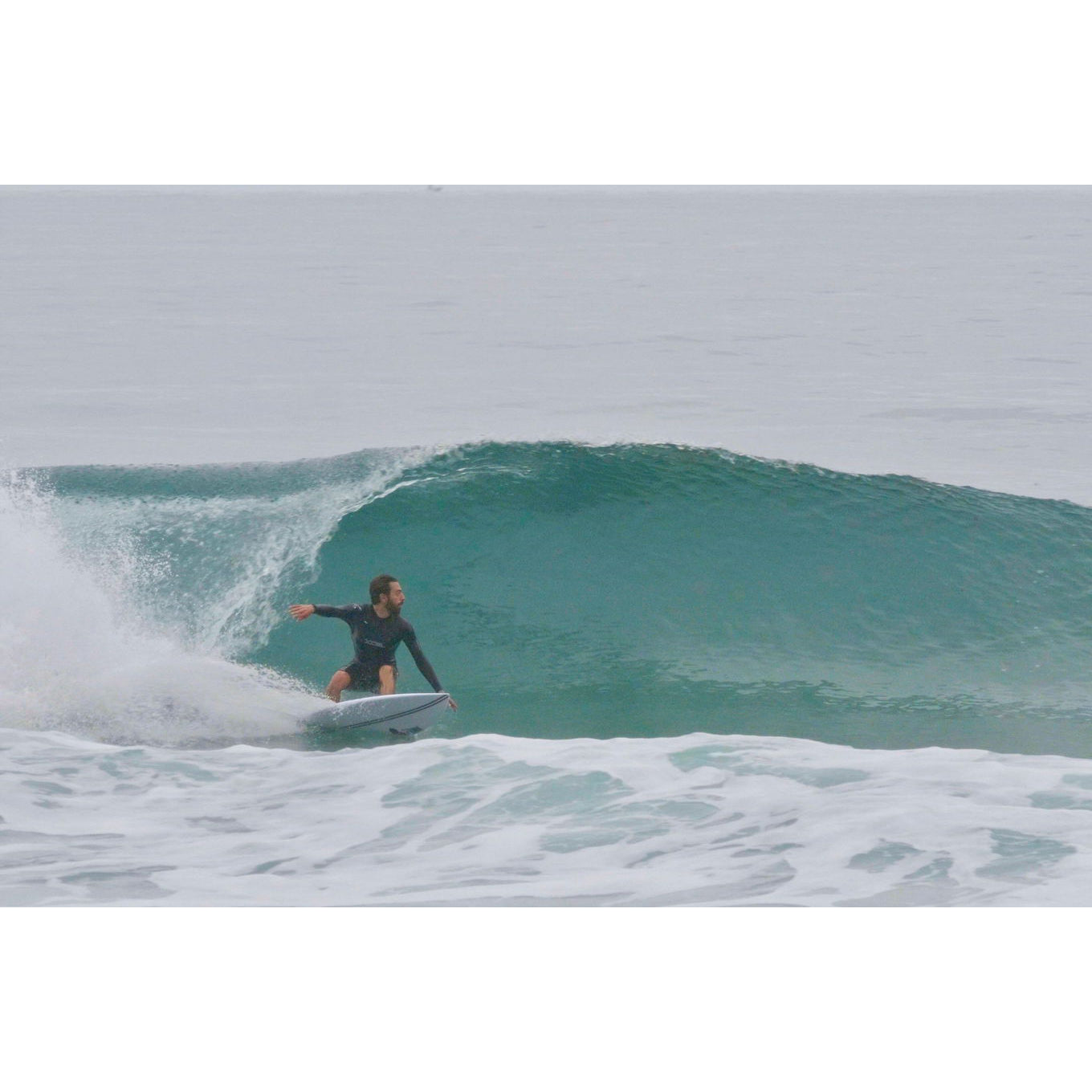 Channel Islands Rocket Wide 6'2 Surfboard with PU Construction & FCS2 3-Fin Setup - Perfect for Small to Medium Waves and Everyday Surfing