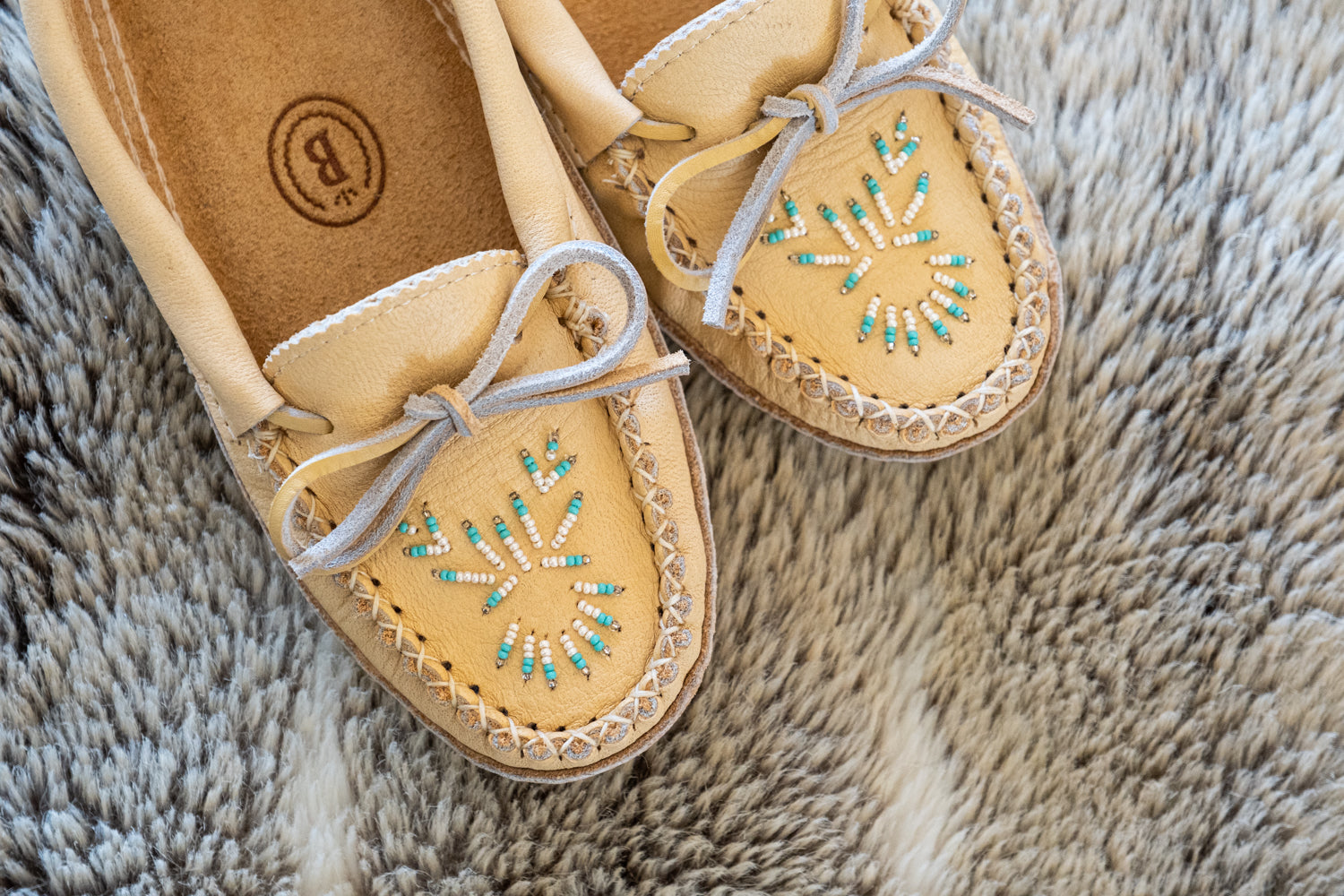 Women's Soft Sole Moose Hide Leather Moccasins - Comfortable Indoor/Outdoor Slippers for Home, Office & Travel